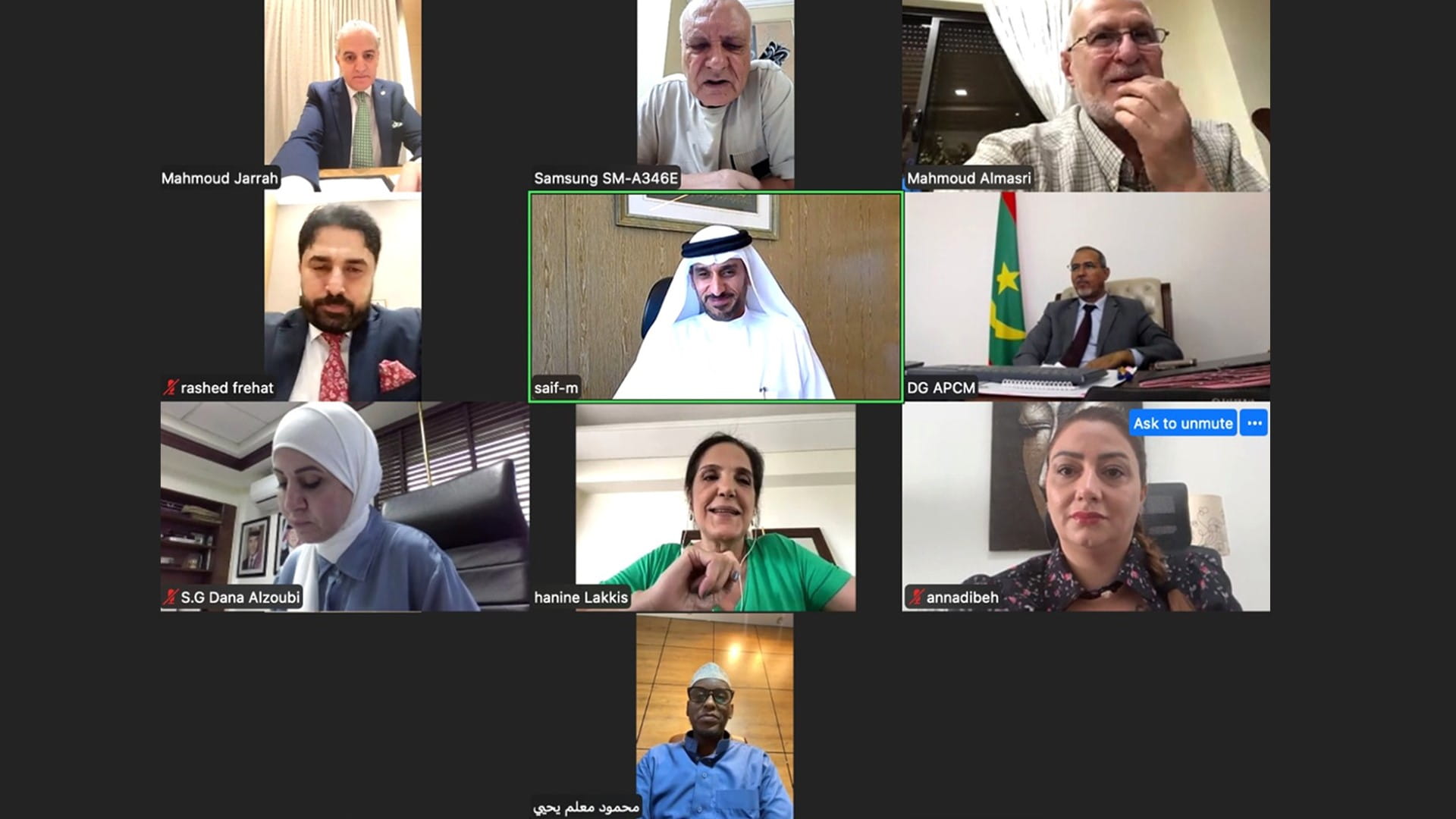 Saif Mohammed Al Midfa re-elected as AUIEC Chairman 