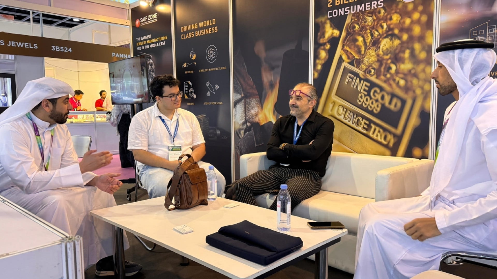 SAIF Zone highlights gold investment at Hong Kong fair 