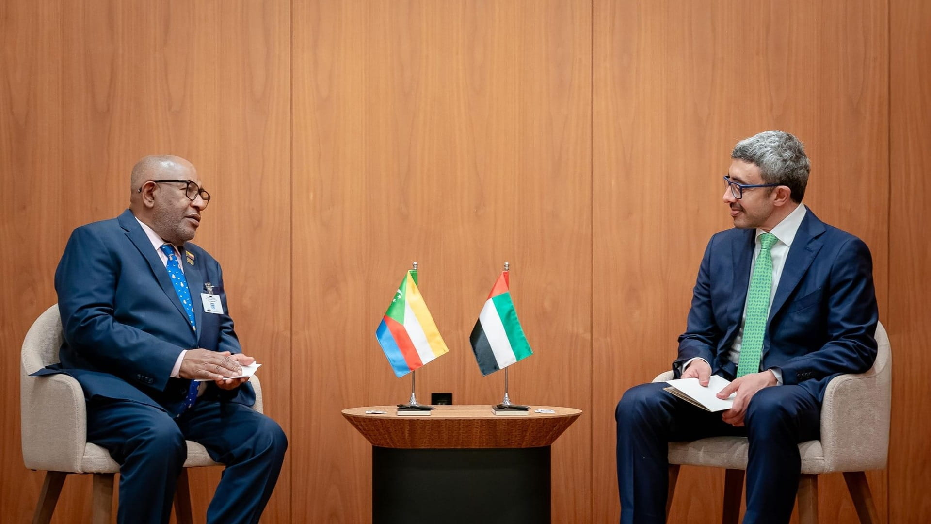 Abdullah bin Zayed meets President of Union of Comoros in New York 