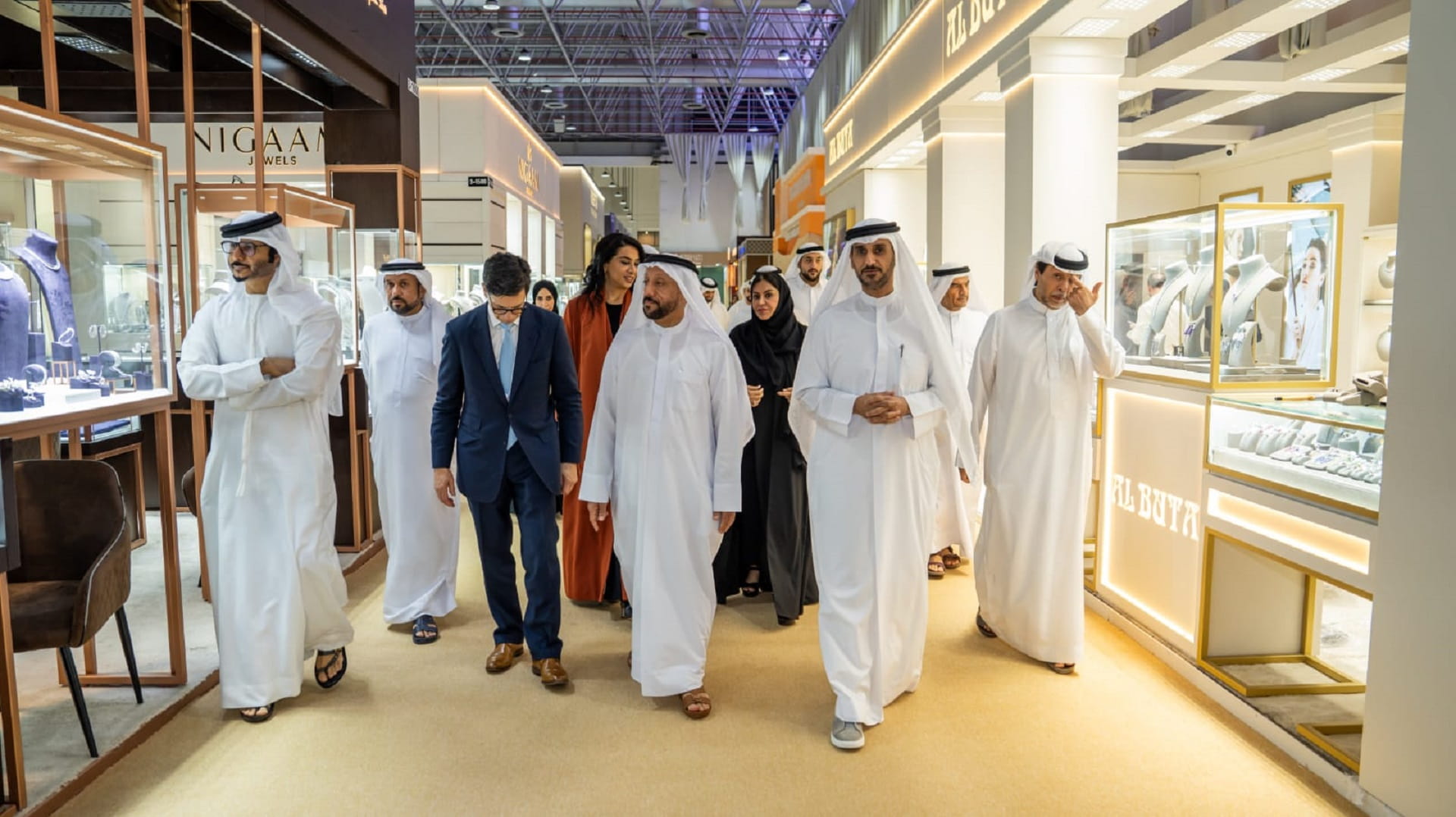 Watch & Jewellery Show opens in Sharjah with gold dress unveiling