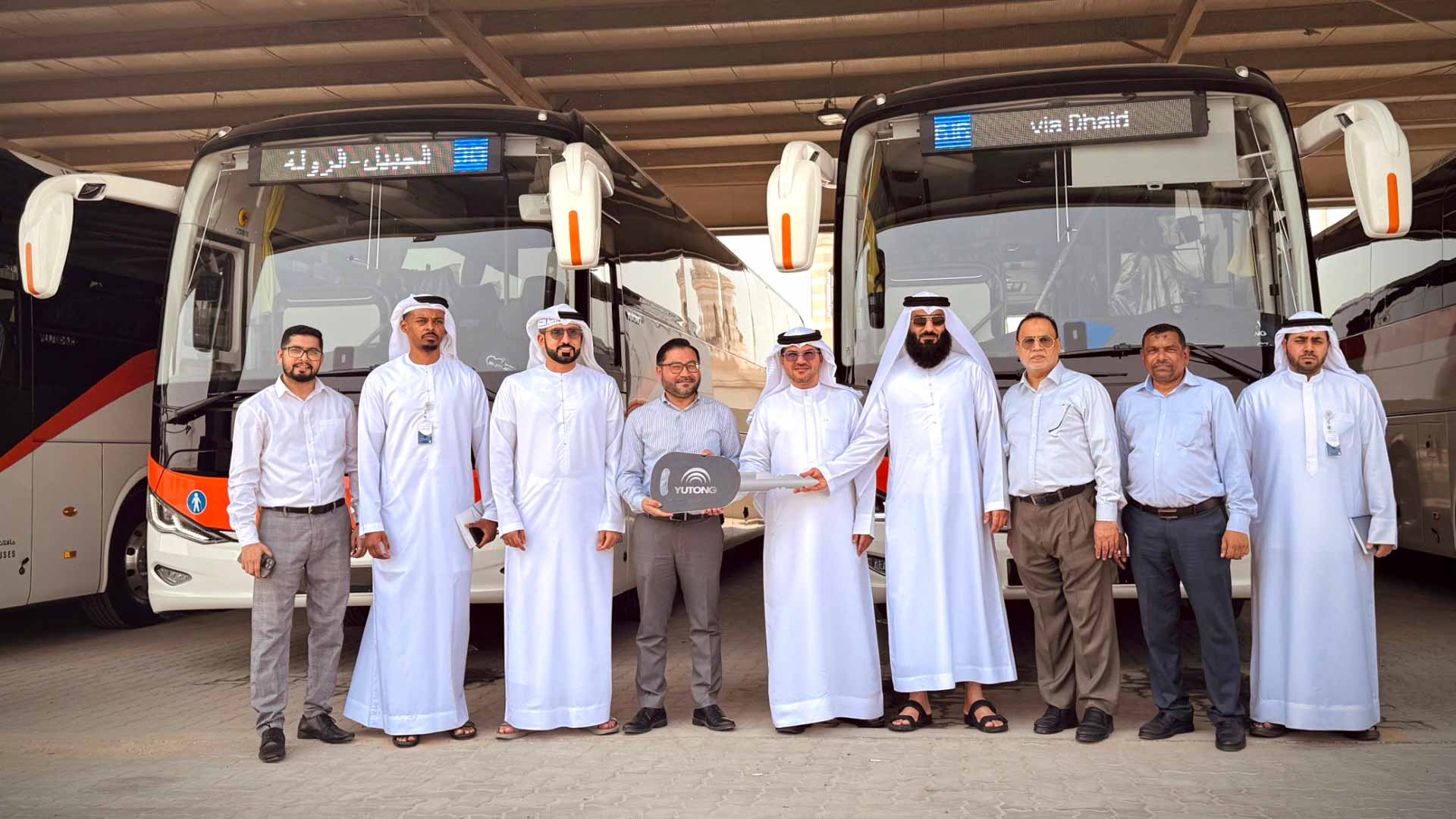 "طرق الشارقة" تدشن 9 حافلات مطابقة لمعايير Euro 5لانبعاثات العادم 