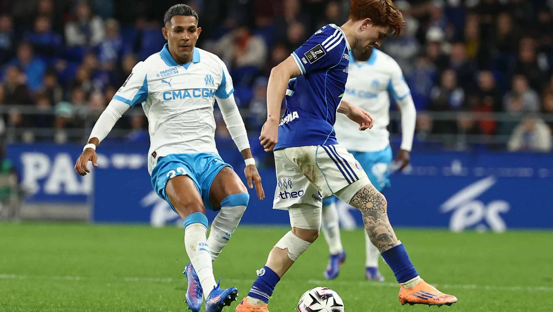 Marseille stages comeback against Strasbourg in Ligue 1
