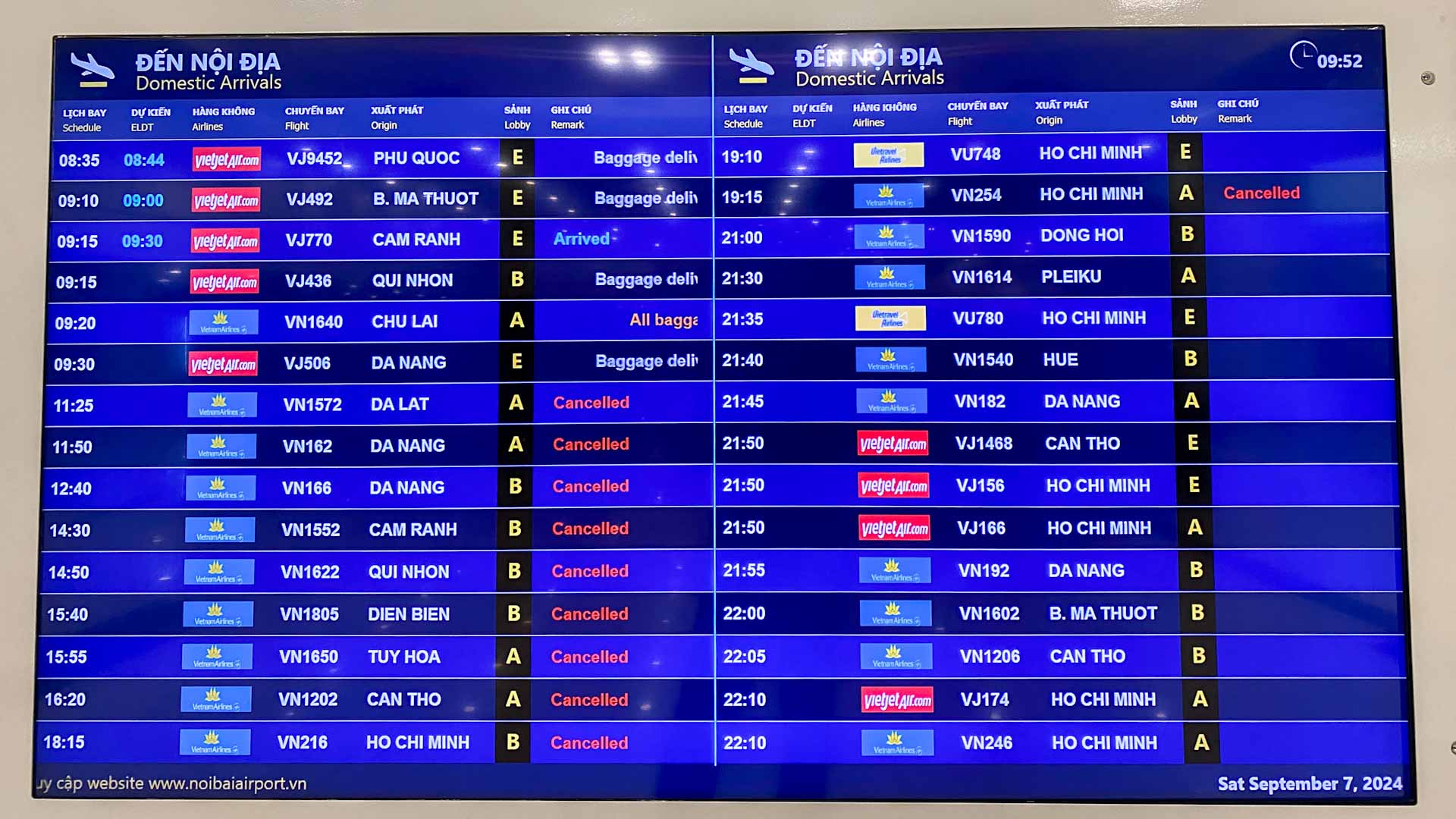 فيتنام تغلق مطارات وتجلي آلاف الأشخاص مع اقتراب الإعصار بوالوي