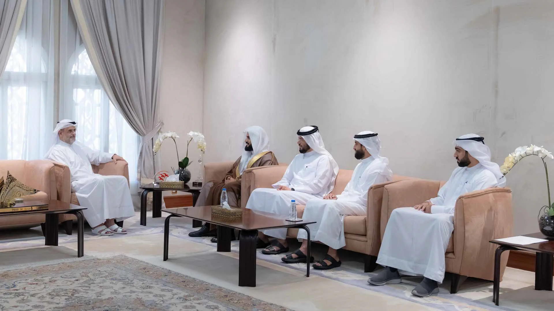 Sharjah Crown Prince receives reciter Raad Al Kurdi 