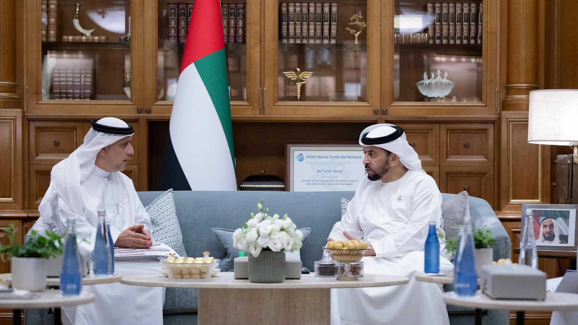 Hamdan bin Zayed reviews Khalifa Foundation initiatives, efforts
