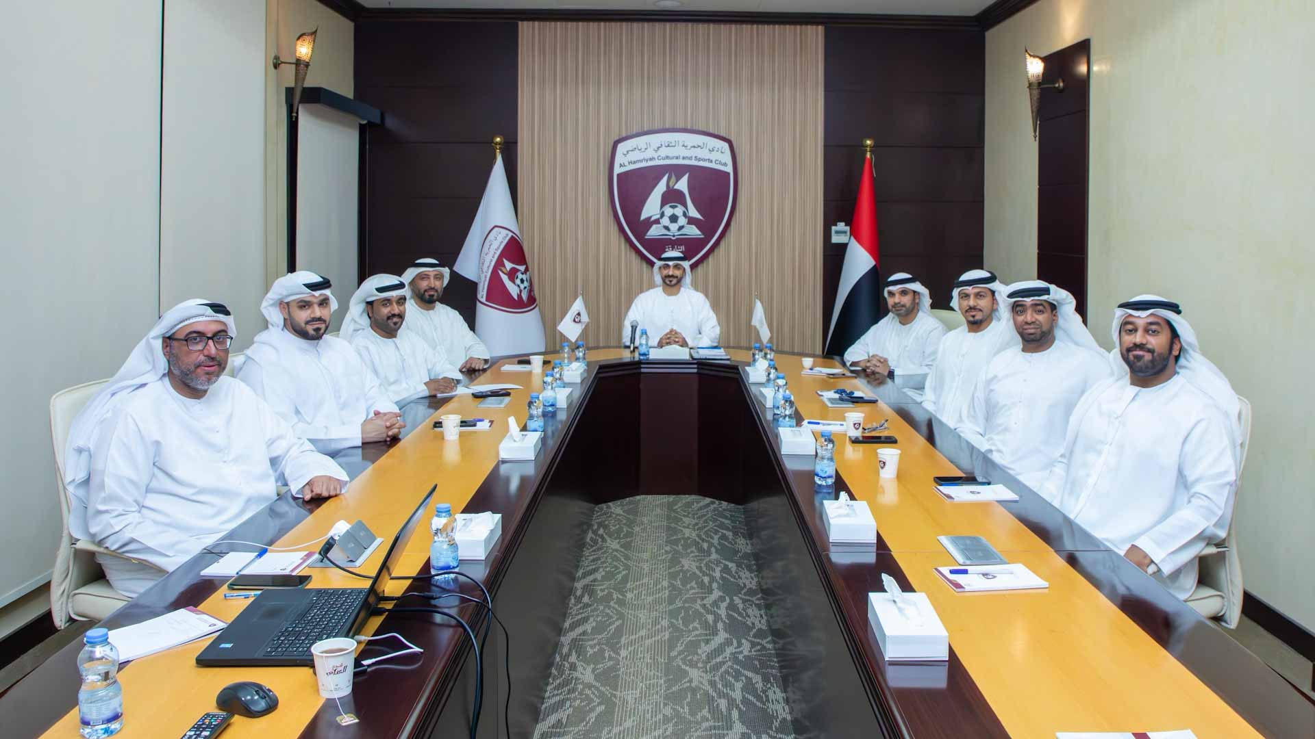 Al Hamriyah Club Board holds regular meeting, praises first team 