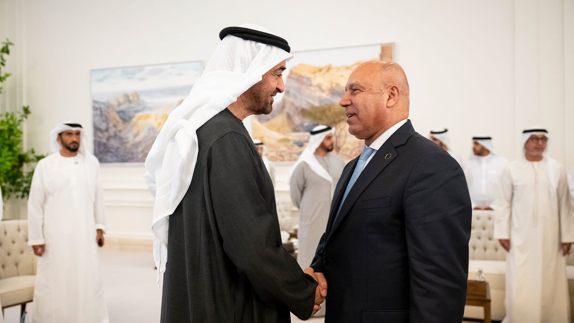 UAE President meets Global Rail Conference delegation 