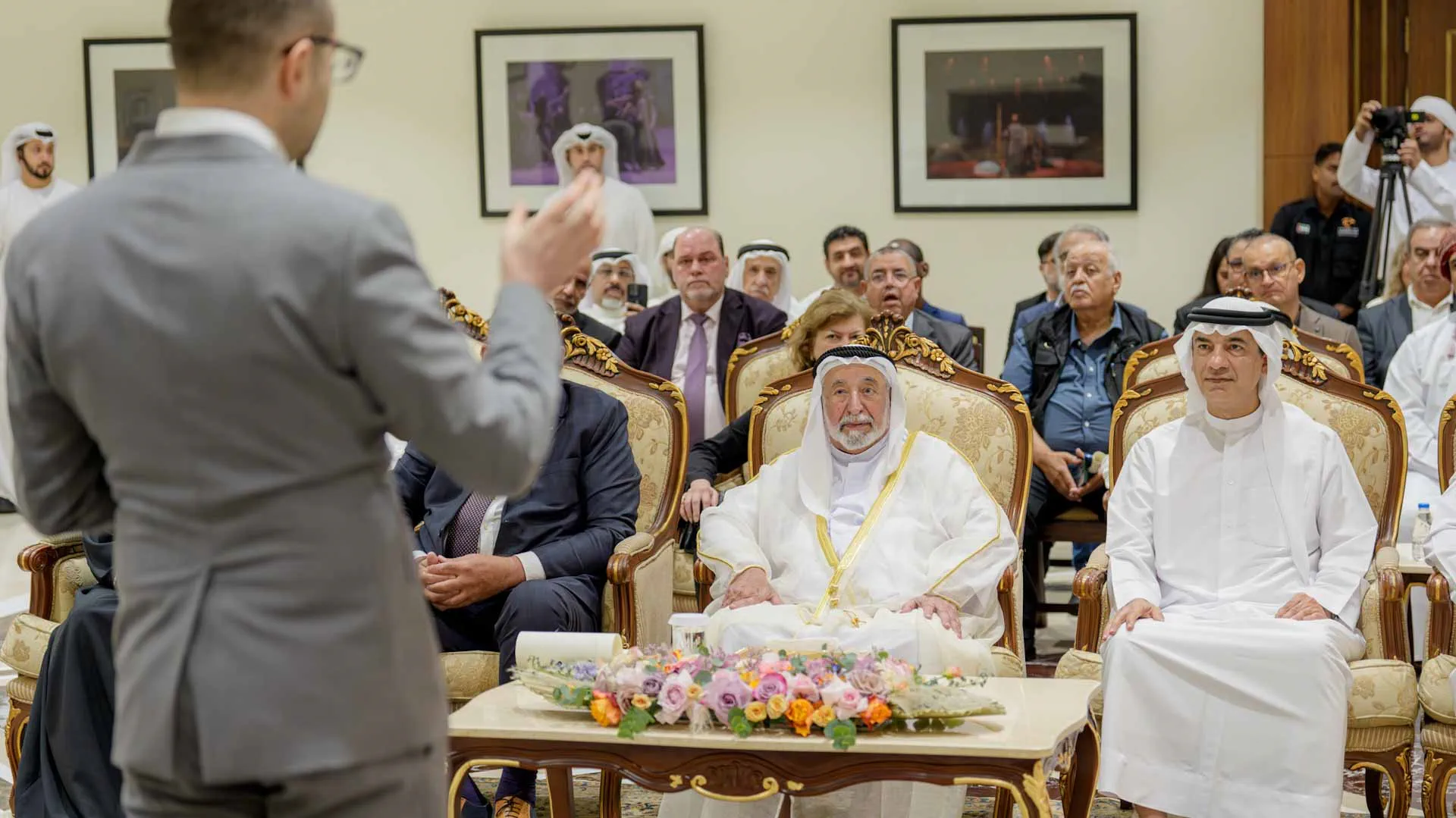 Sharjah Ruler during the event