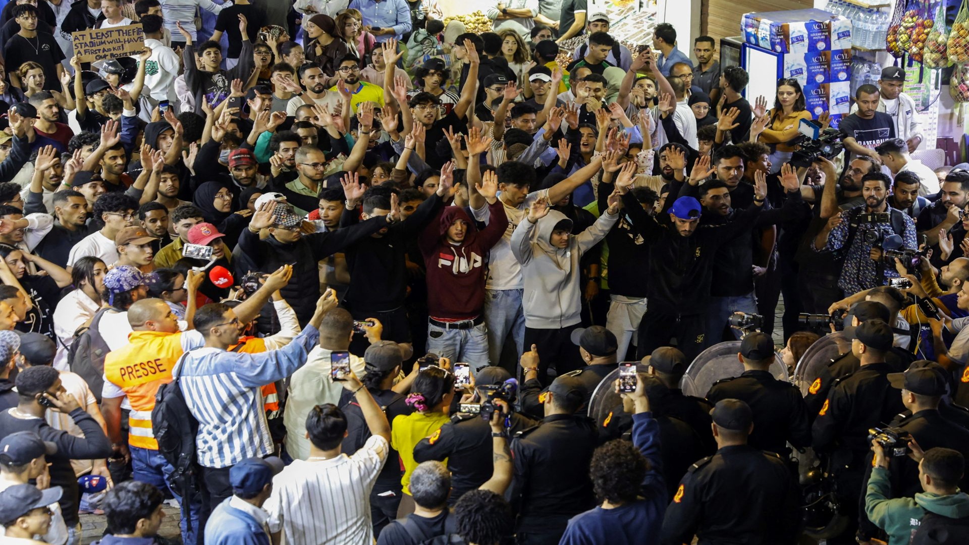 Violent clashes erupt in Morocco after days of protests 