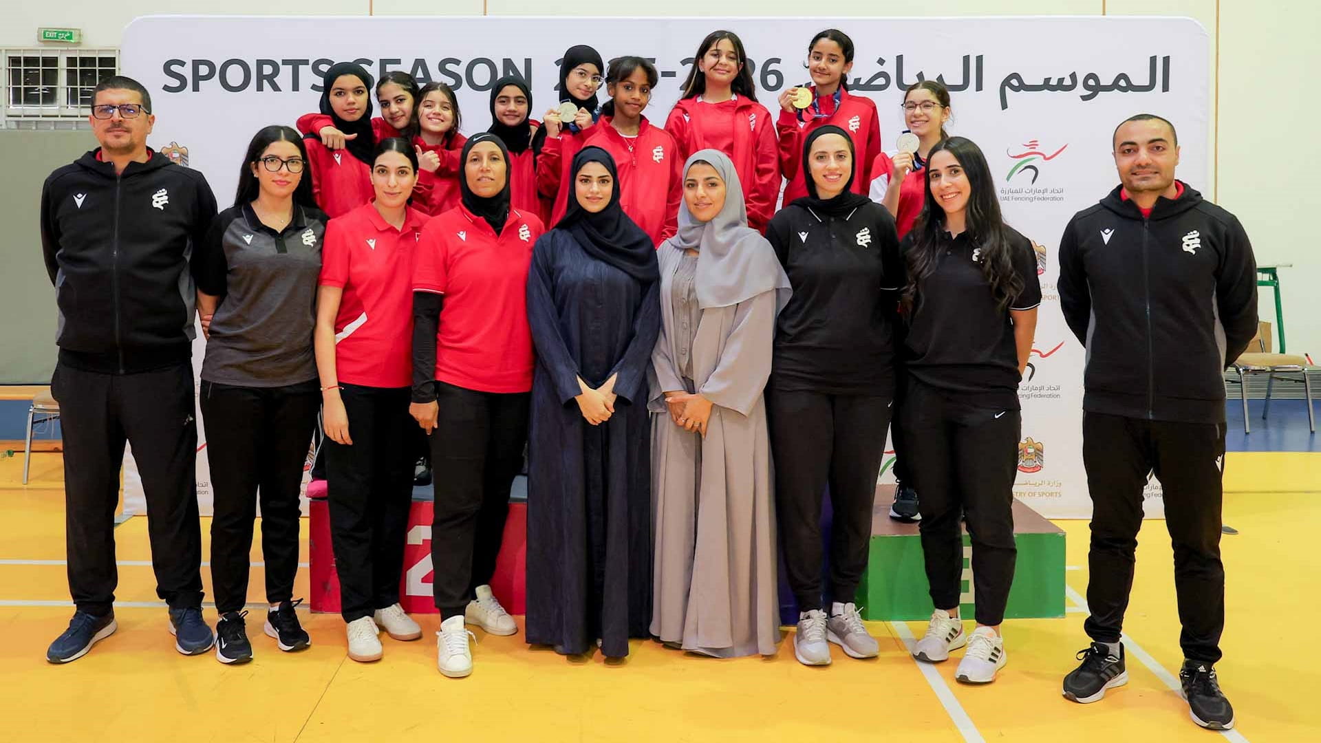 Sharjah Women's Sports shines at UAE Fencing Cup 