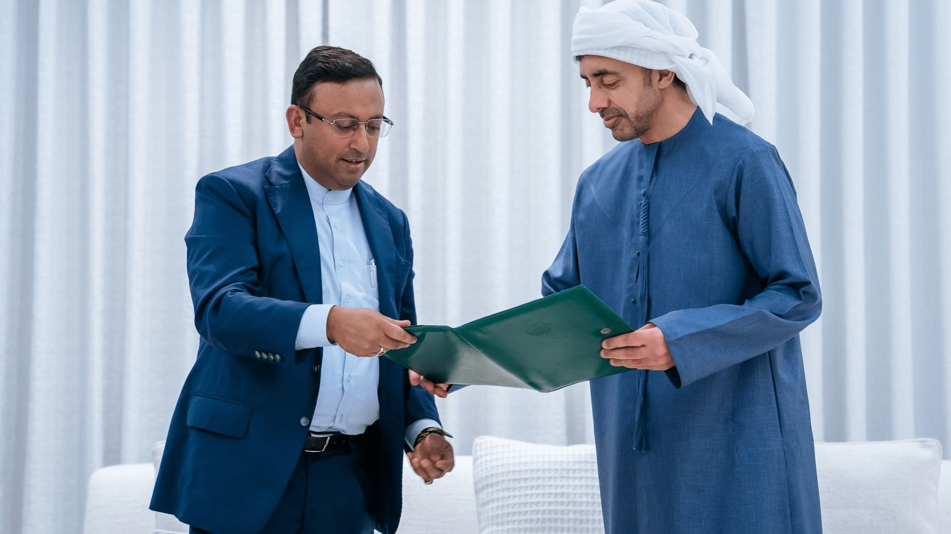 UAE President receives written message from Bangladesh PM