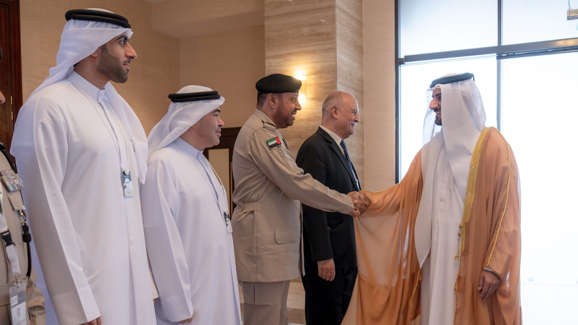 صورة بعنوان: <span class="scChromeData">{"commands":[{"click":"chrome:common:edititem({command:\"webedit:open\"})","header":"Edit the related item","icon":"/temp/iconcache/office/16x16/cubes.png","disabledIcon":"/temp/cubes_disabled16x16.png","isDivider":false,"tooltip":"Edit the related item in the Content Editor.","type":"common"},{"click":"chrome:rendering:personalize({command:\"webedit:personalize\"})","header":"Personalize","icon":"/temp/iconcache/office/16x16/users_family.png","disabledIcon":"/temp/users_family_disabled16x16.png","isDivider":false,"tooltip":"Create or edit personalization for this component.","type":"sticky"},{"click":"chrome:rendering:editvariations({command:\"webedit:editvariations\"})","header":"Edit variations","icon":"/temp/iconcache/office/16x16/windows.png","disabledIcon":"/temp/windows_disabled16x16.png","isDivider":false,"tooltip":"Edit the variations.","type":"sticky"}],"contextItemUri":"sitecore://master/{97AA4946-EE7F-4387-B75F-4D291263D338}?lang=ar&ver=1","custom":{},"displayName":"Title","expandedDisplayName":"This is require field and Maximum 90 character is allow"}</span><span sc_parameters="prevent-line-break=true" class="scWebEditInput scEnabledChrome" id="fld_97AA4946EE7F4387B75F4D291263D338_E873DAB3C3324E8EB106973D9F53F5B7_ar_1_9b1f8f031ddb47ee8fb55712364ad78d_14428_edit" contenteditable="true" scdefaulttext="[No text in field]" scfieldtype="single-line text" sc-part-of="field">سلطان بن أحمد يشهد انطلاق معرض الصحة والسلامة والبيئة HSE EXPO </span>_7E83B10F0E4A415893354DC1D8884719