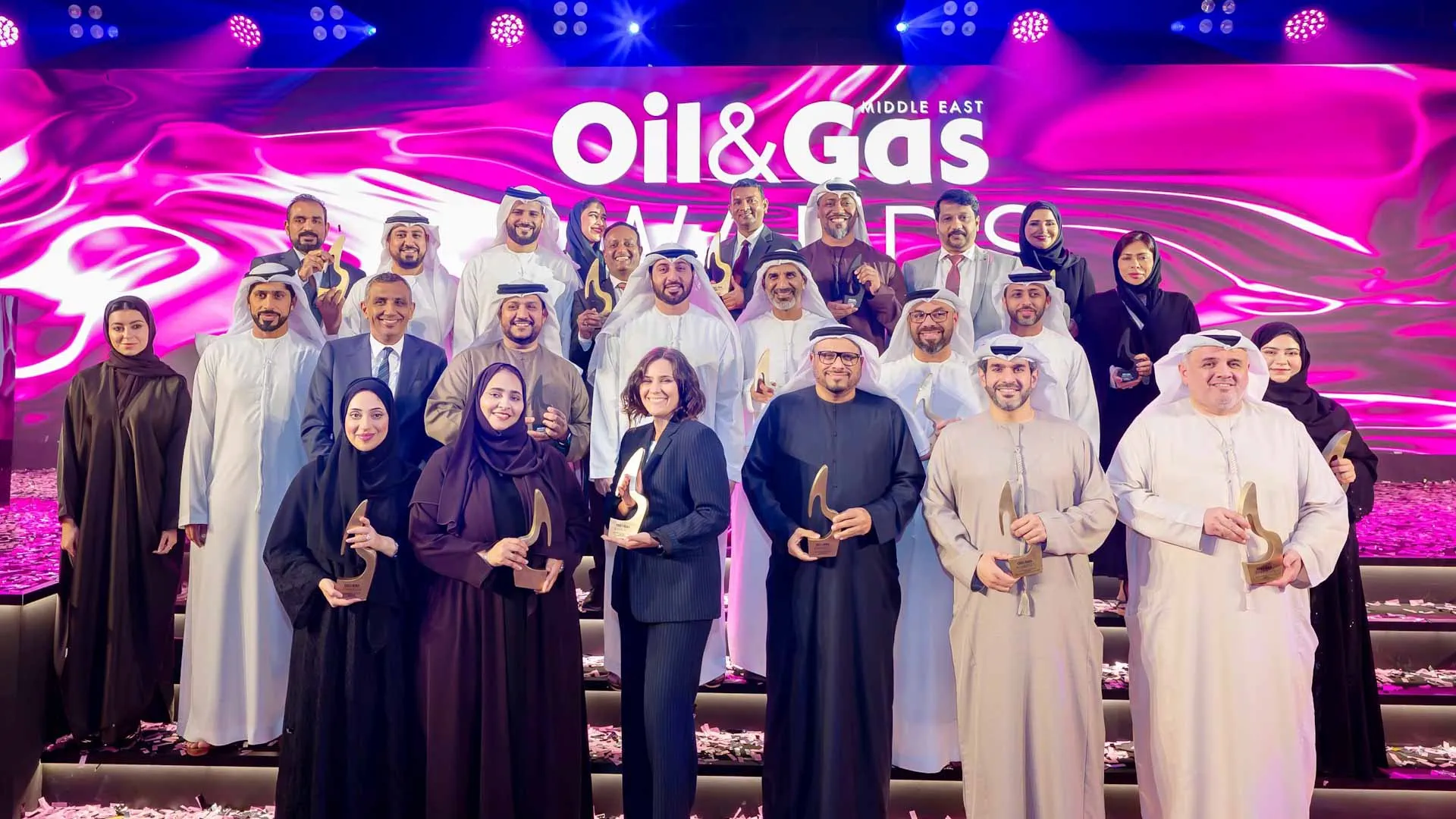 ADNOC recognised with 14 awards at Oil & Gas Middle East Awards