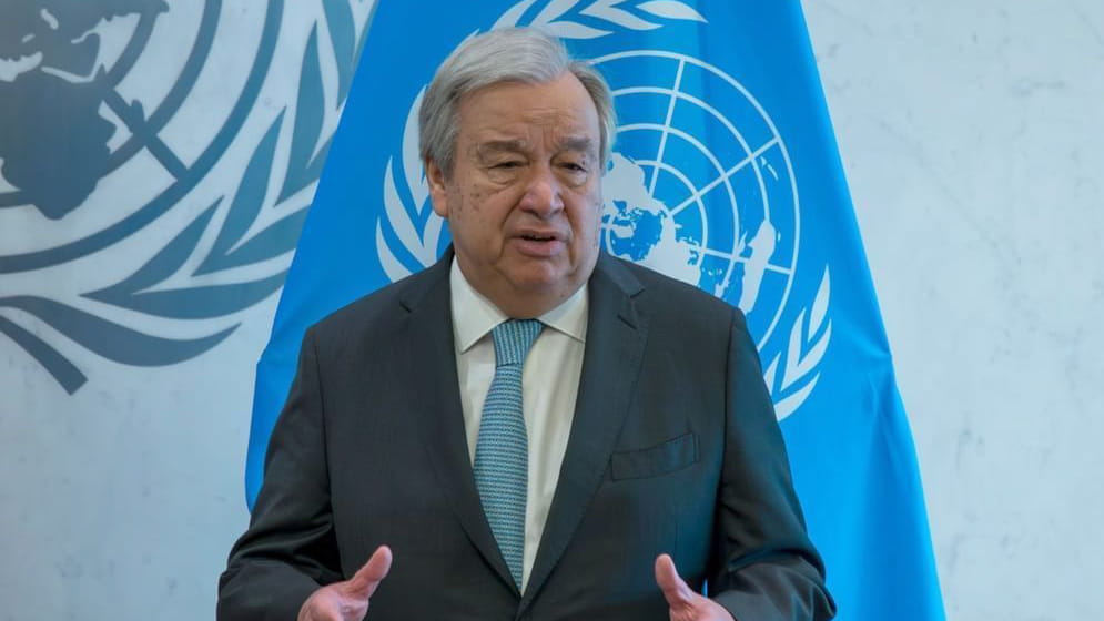 الأمين العام للأمم المتحدة أنطونيو غوتيريش
