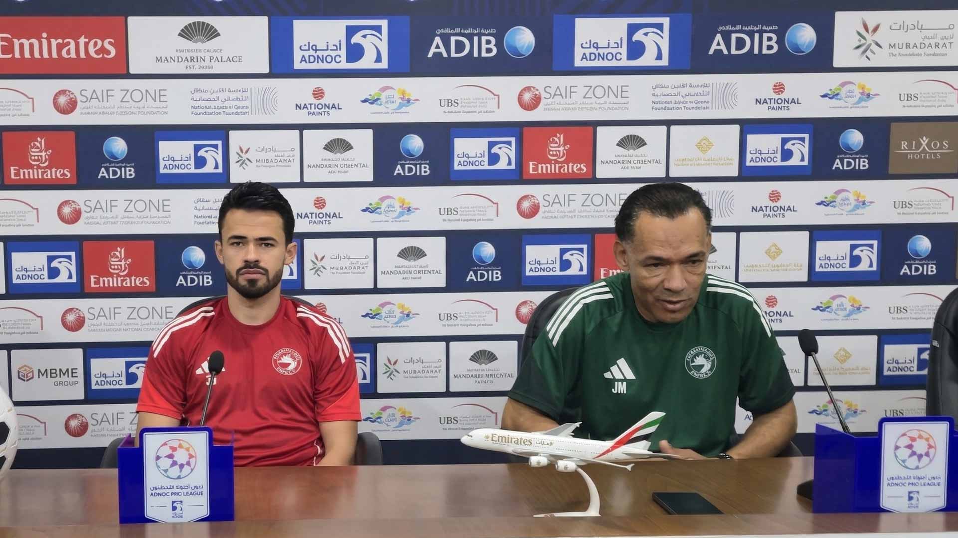 مورايش يؤكد جاهزية نادي الشارقة للمرحلة الأخيرة من دوري أدنوك