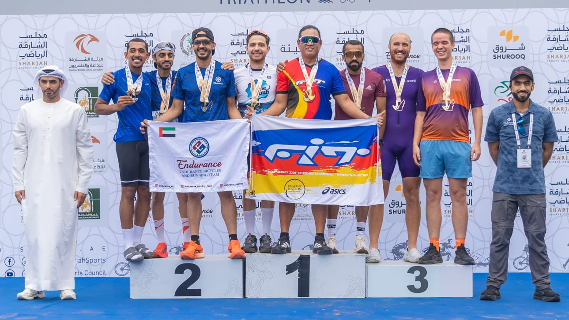 Sharjah crowns winners of 4th Triathlon