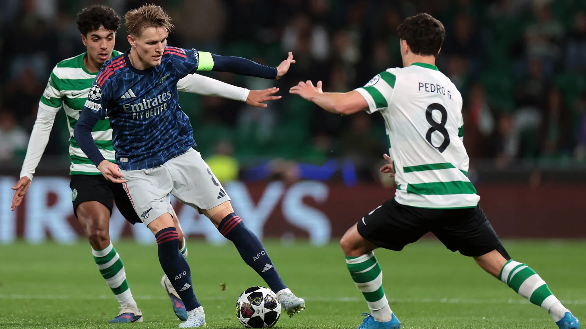 Arsenal edge Sporting to move closer to UCL semi-finals