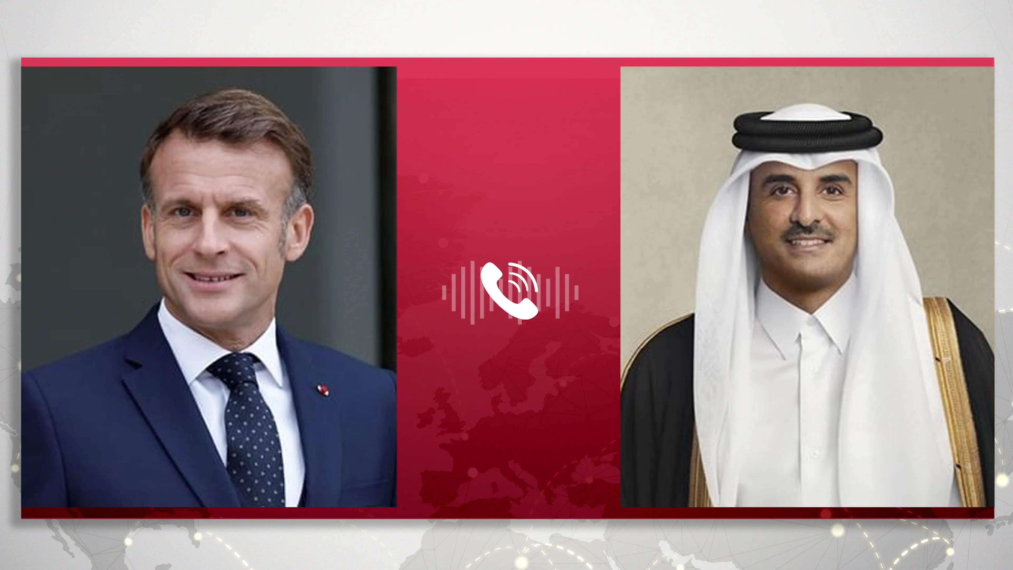 Qatar Emir, Macron discuss ceasefire, regional stability 