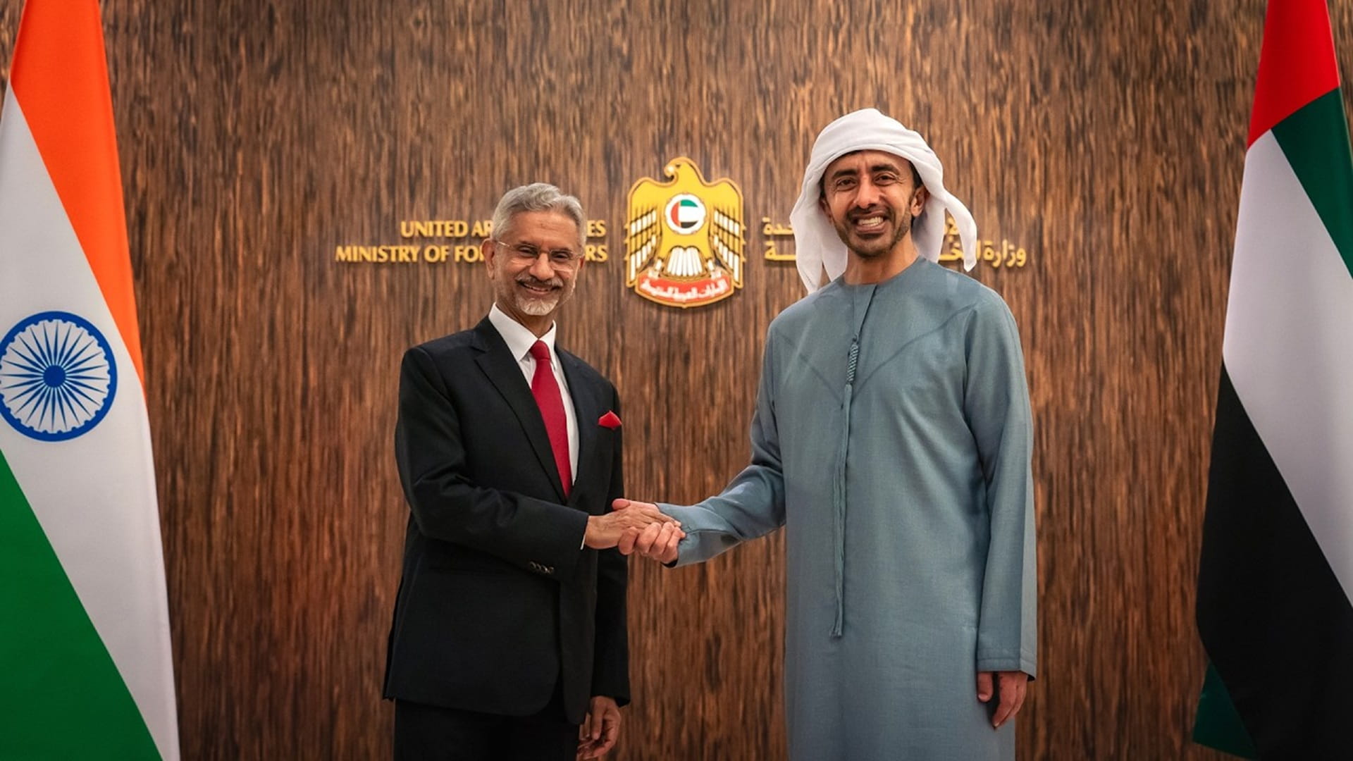 UAE, Indian foreign ministers discuss regional security