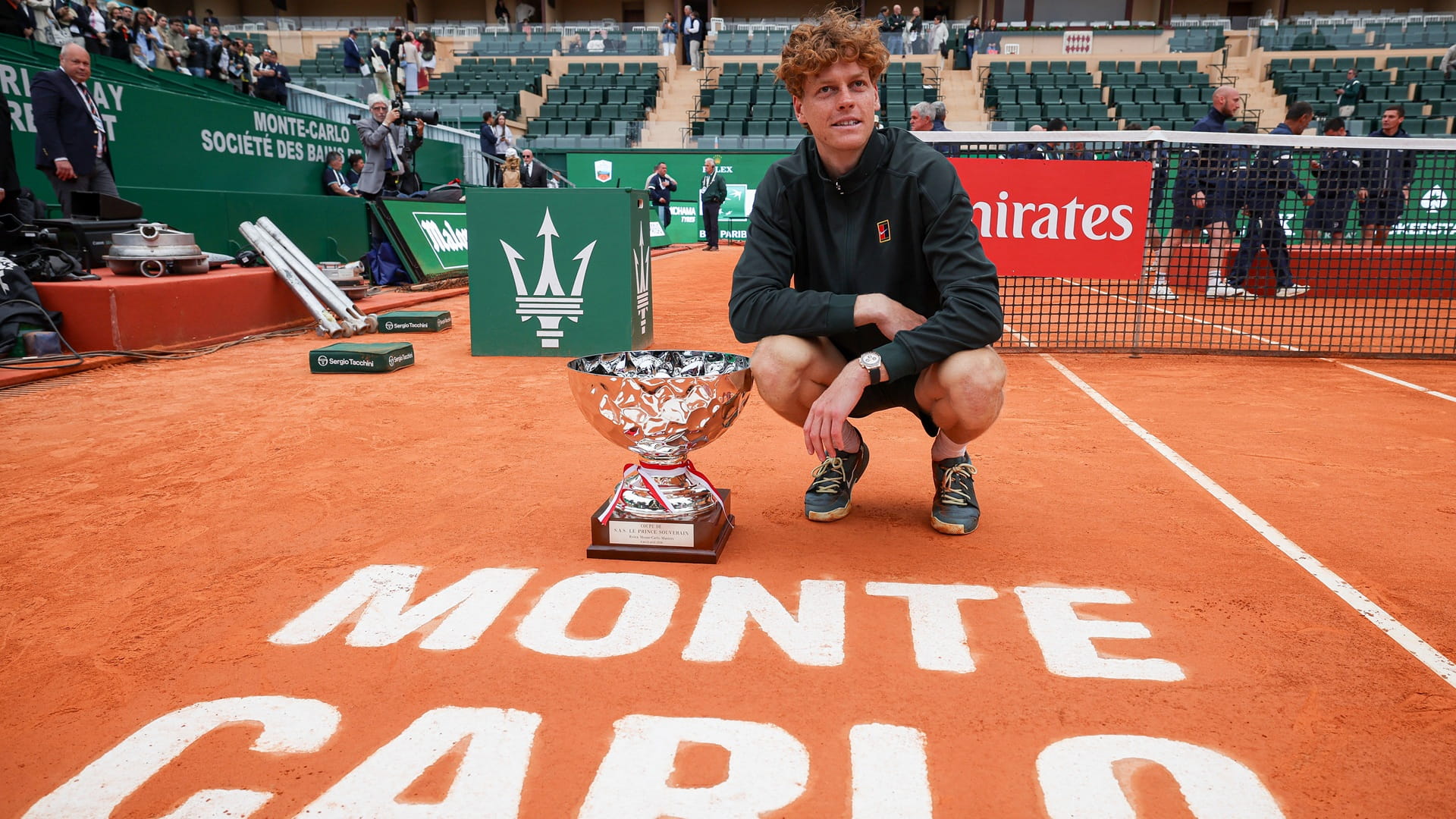 Jannik Sinner defeats Carlos Alcaraz to win Monte Carlo Masters
