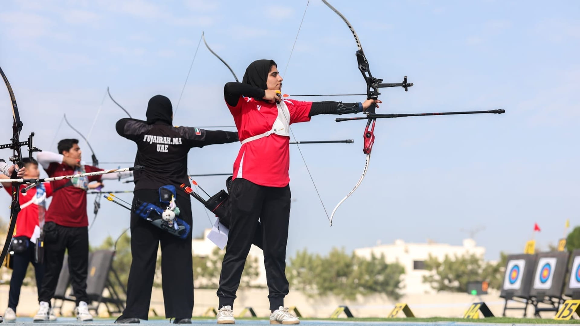 نادي المدام يختتم الاختبارات الوطنية لاتحاد الإمارات للقوس والسهم