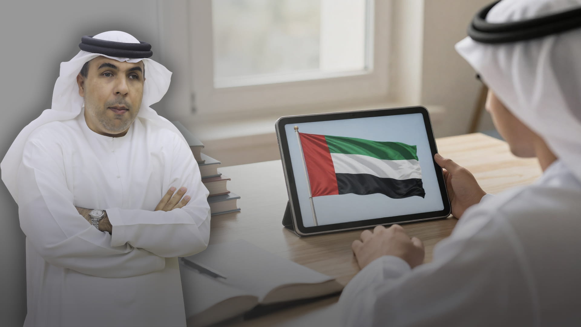 مشاعري الفياضة مع السلام الوطني الإماراتي في زمن التعلم عن بعد