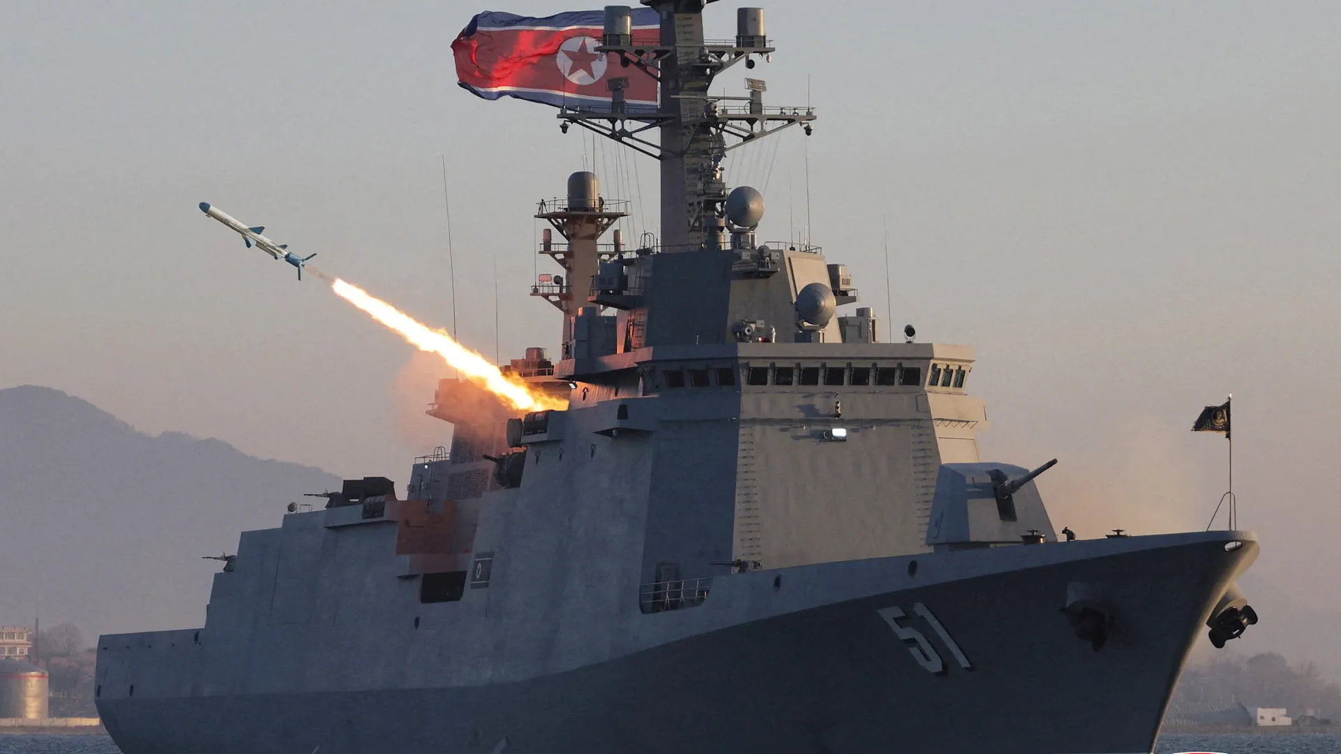 Kim Jong Un oversees Navy cruise missile tests