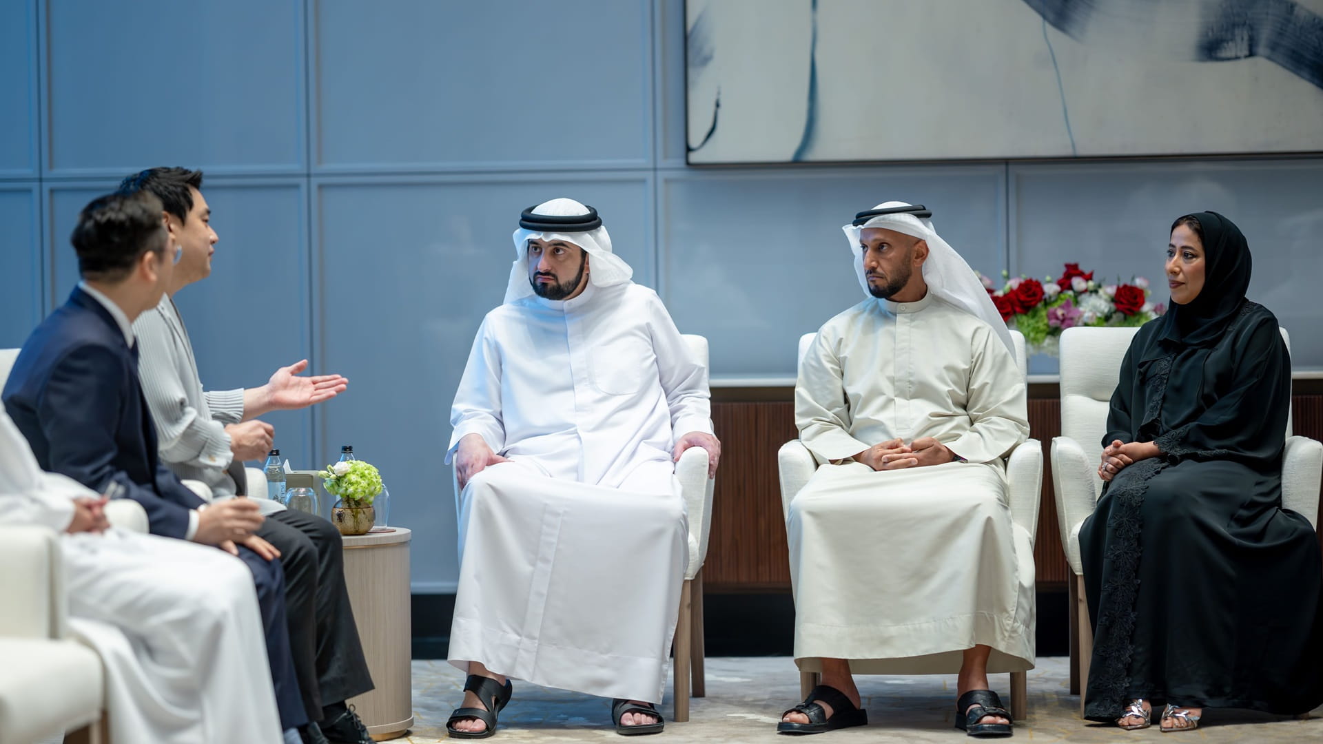 Ahmed bin Mohammed explores media, AI p'ship with Galaxy ME CEO