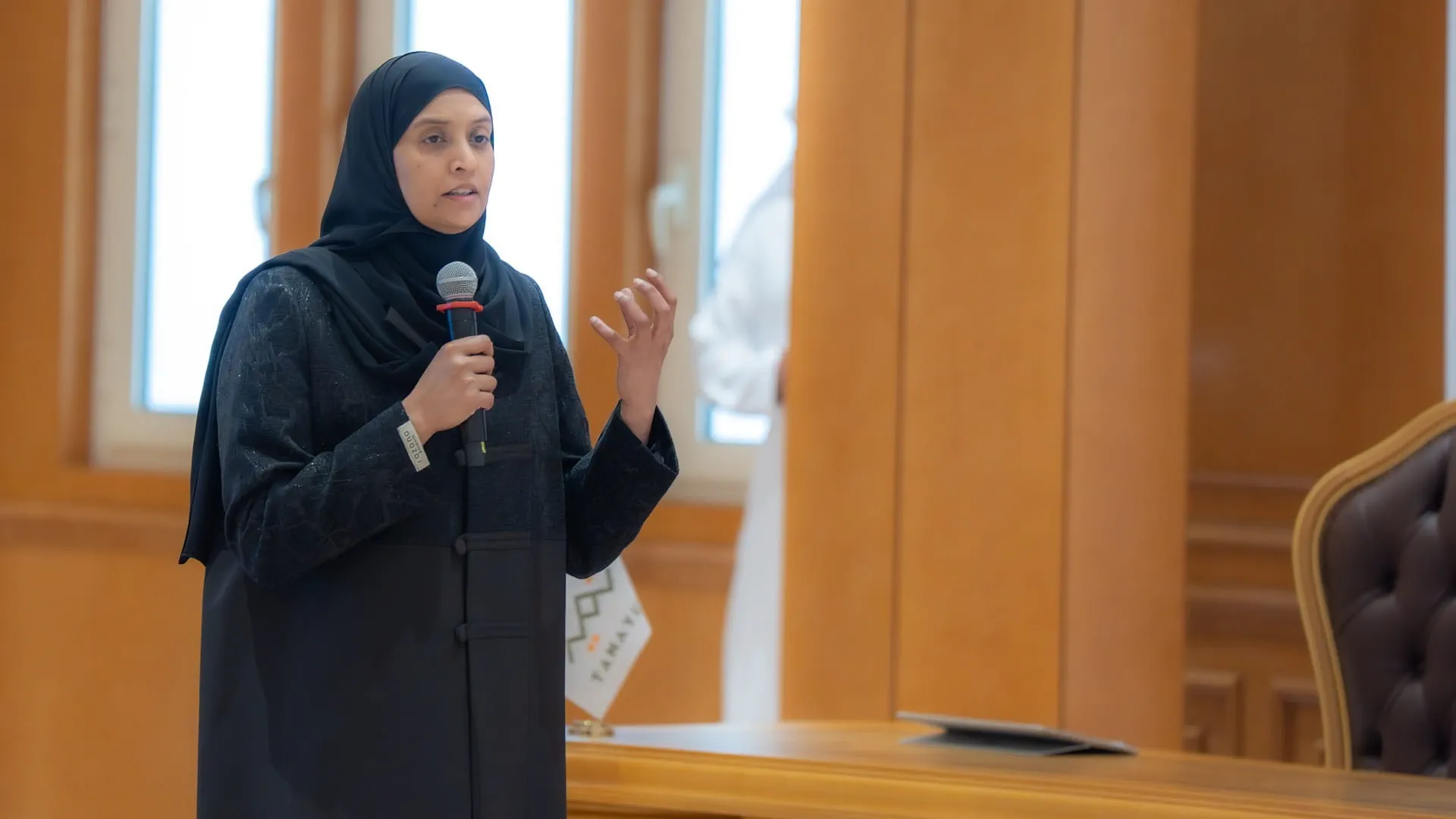 During UOS and Tamayuz MoU event