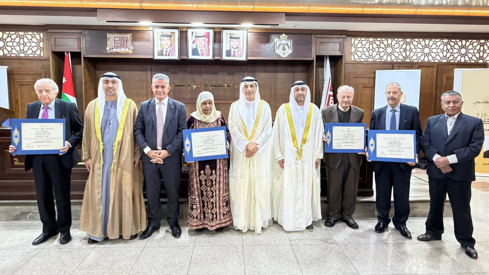 Sharjah honours group of Jordanian intellectuals 