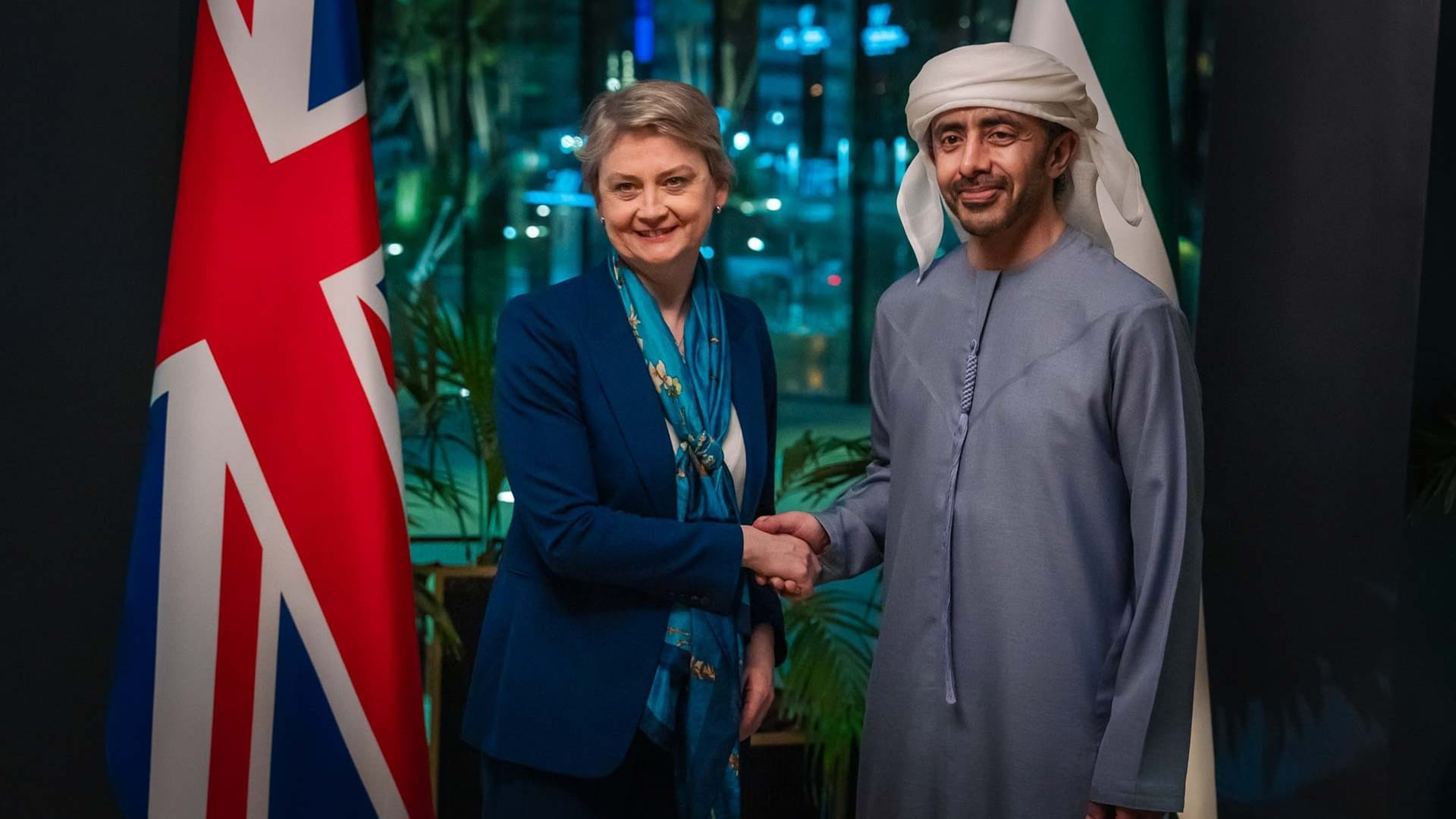 Abdullah bin Zayed, UK FM discuss regional security 