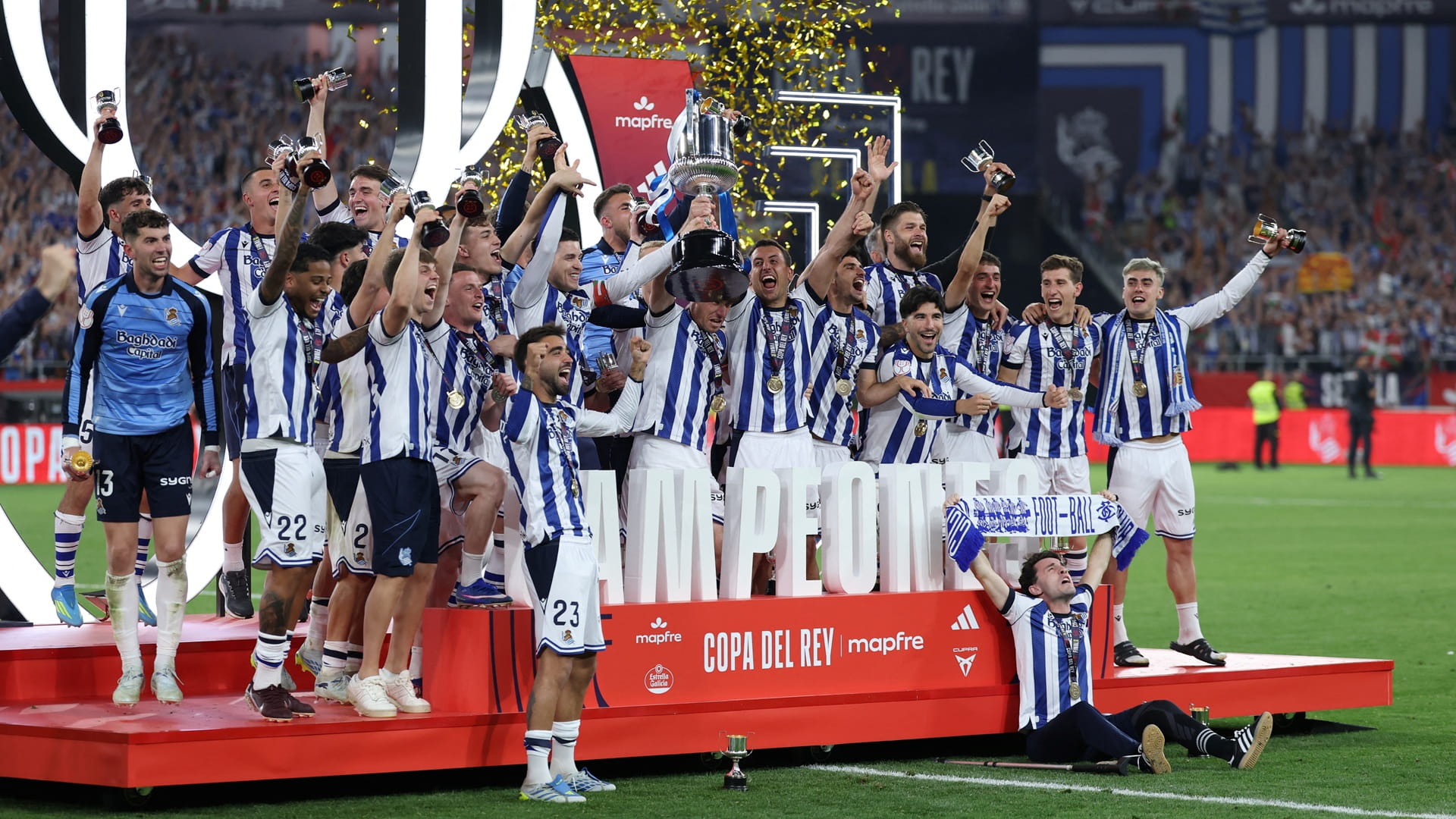 صورة بعنوان: ريال سوسييداد يتوج بلقب كأس ملك إسبانيا  
