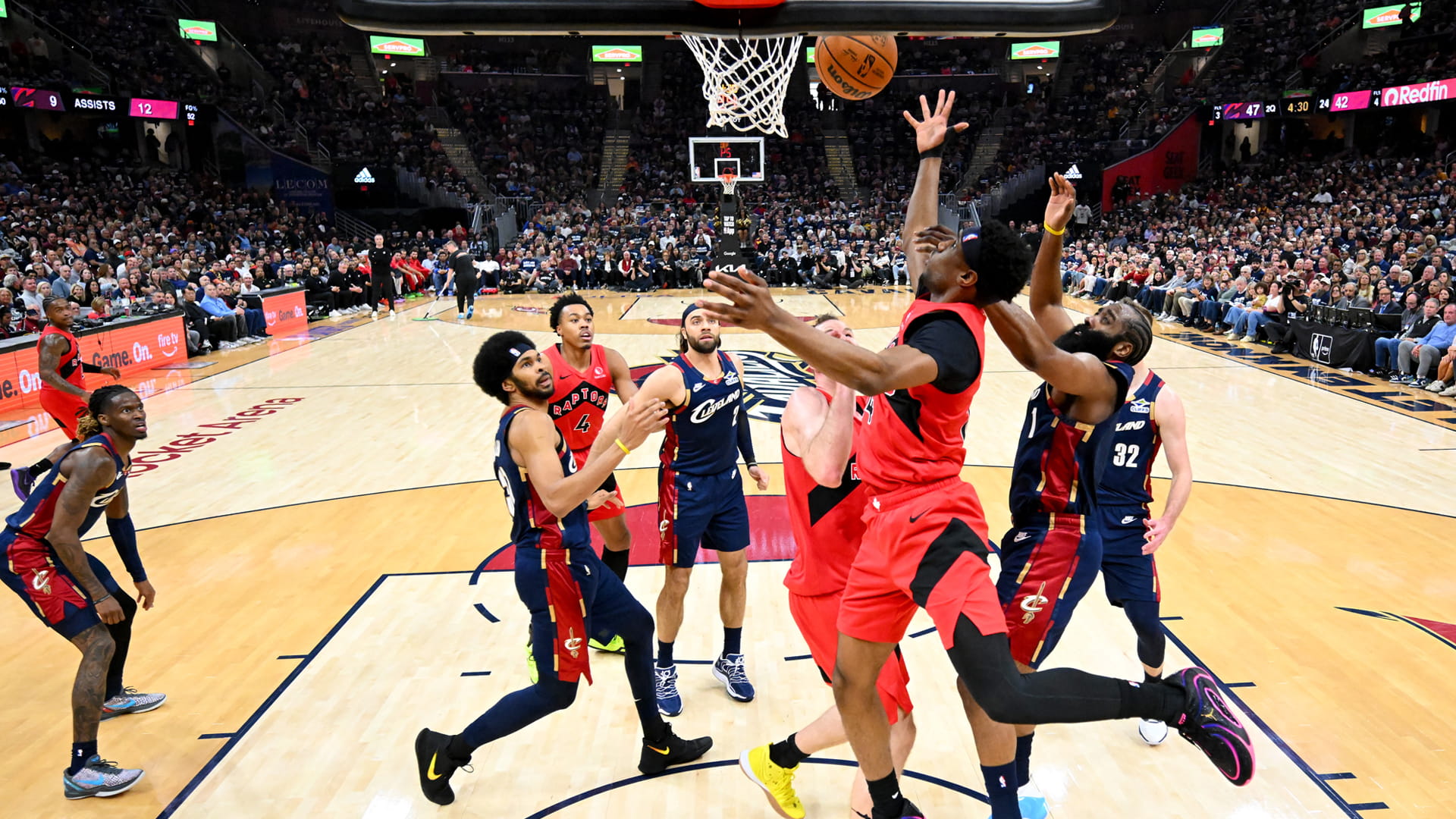 Cleveland defeats Toronto Raptors in NBA playoffs 