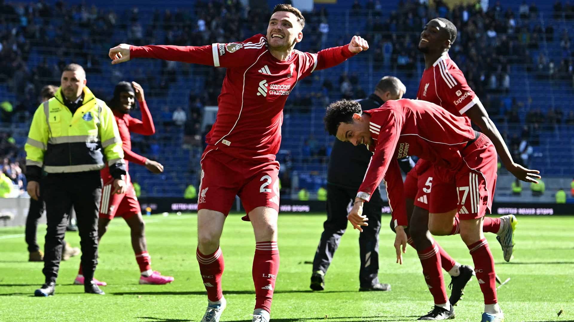 ليفربول يحسم ديربي المدينة أمام إيفرتون في الدوري الإنجليزي