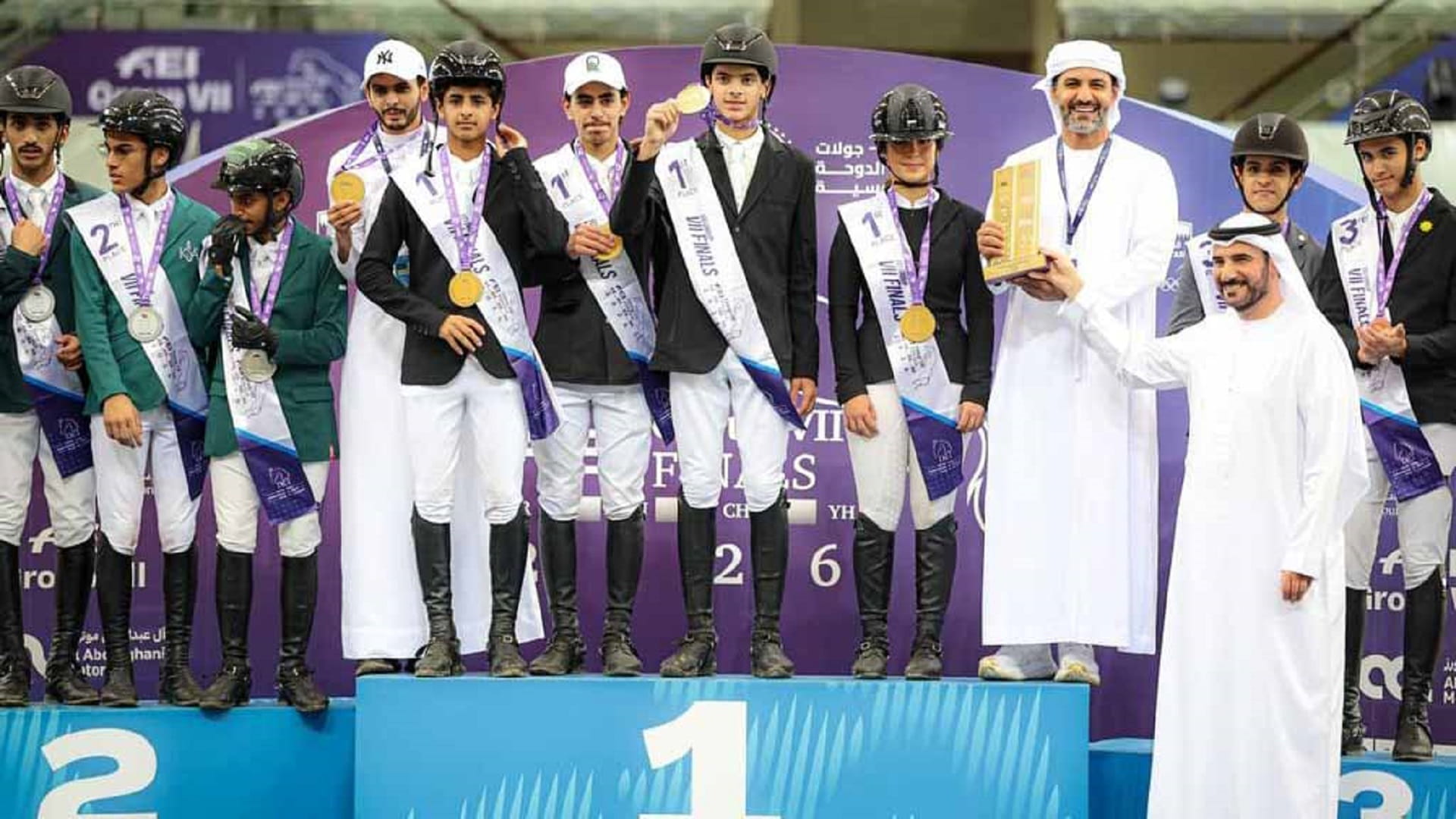 UAE wins 12 medals at FEI Regional Jumping Final
