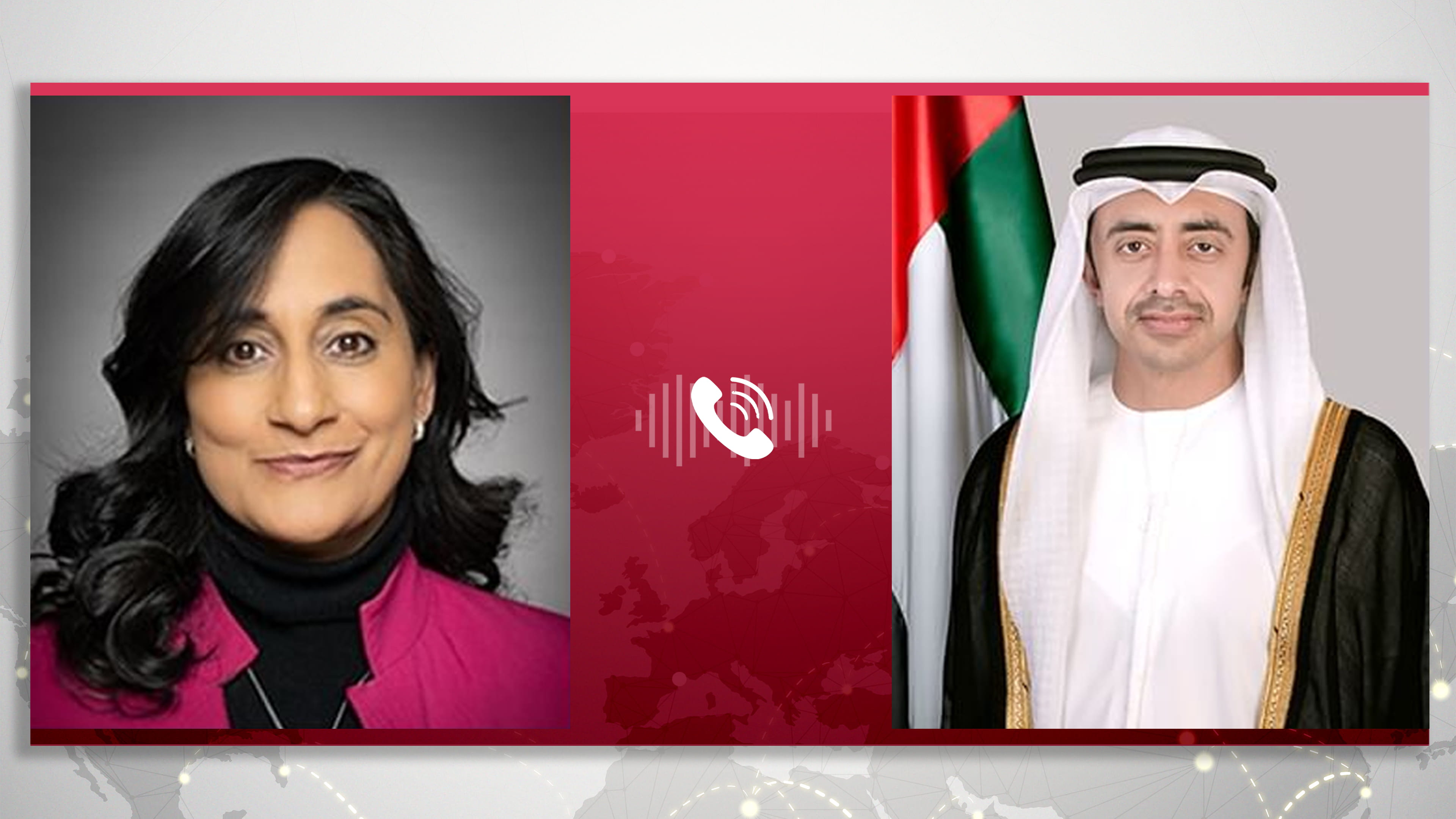 Abdullah bin Zayed, Canada FM discuss ties, regional developments