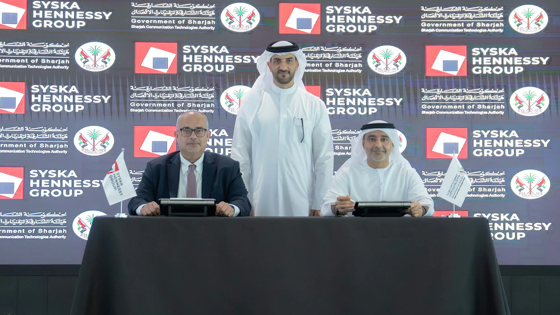 Sultan bin Ahmed witnesses signing agreement of SCTA, Syska Group