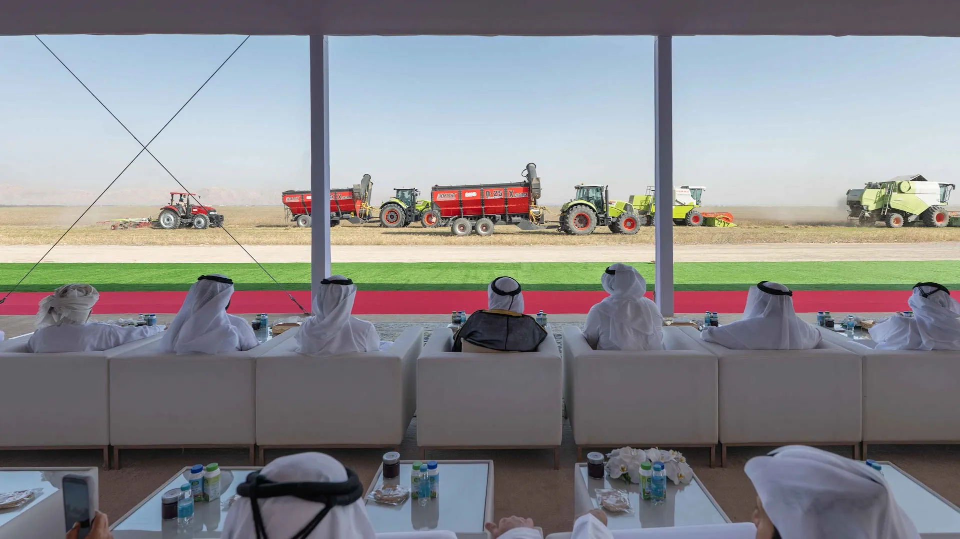 The ceremony concluded with a performance