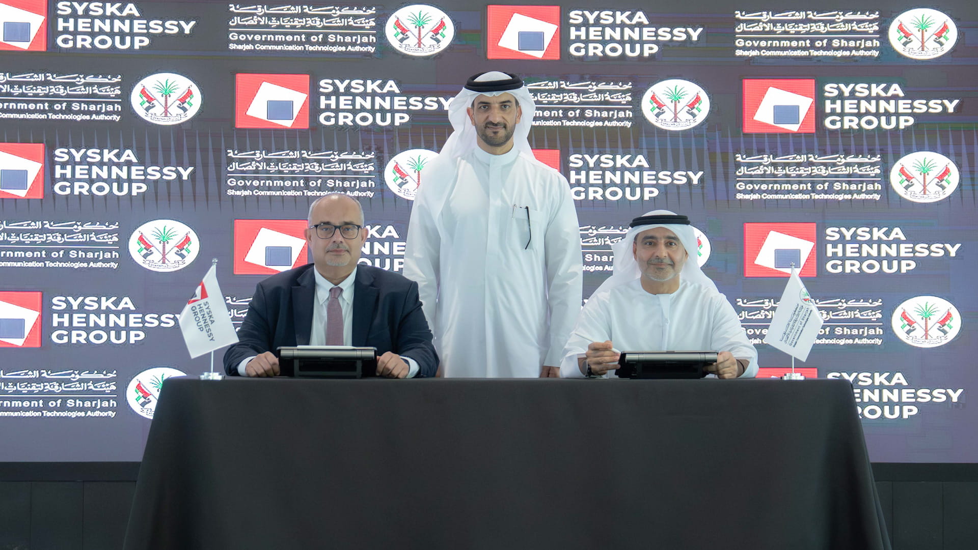 سلطان بن أحمد يشهد تعاون "الشارقة لتقنيات الاتصال" و"سيسكا هينيسي"