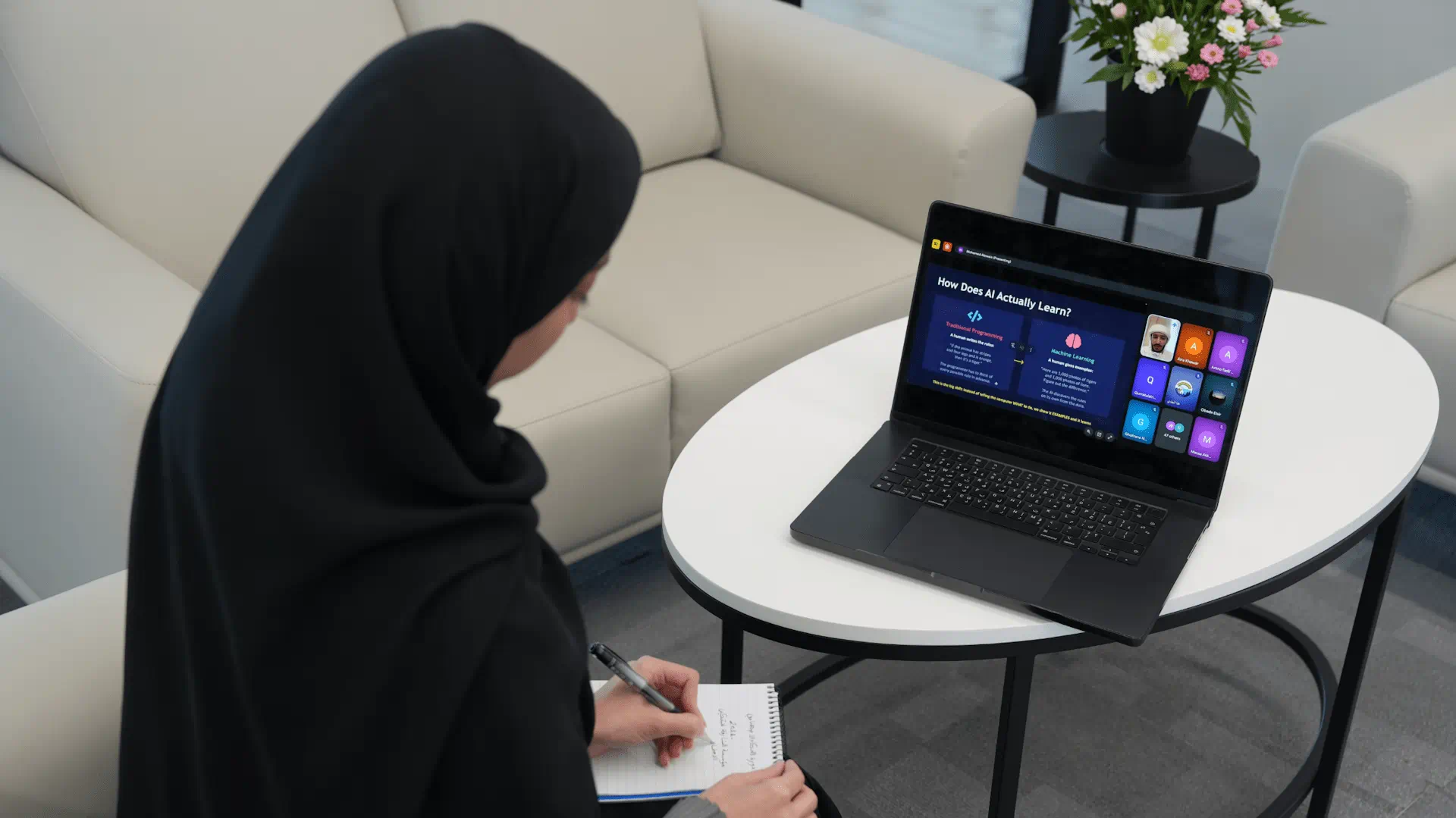 Sharjah Youth for Social Empowerment participate in an AI course