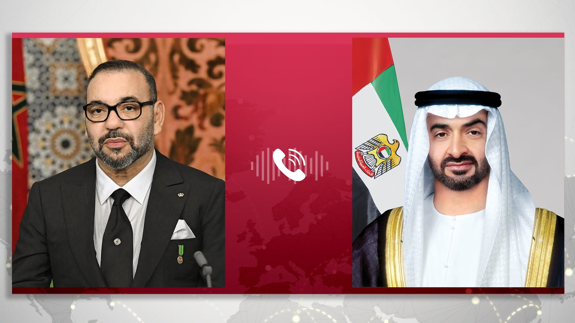 UAE President and King of Morocco discuss fraternal relations  