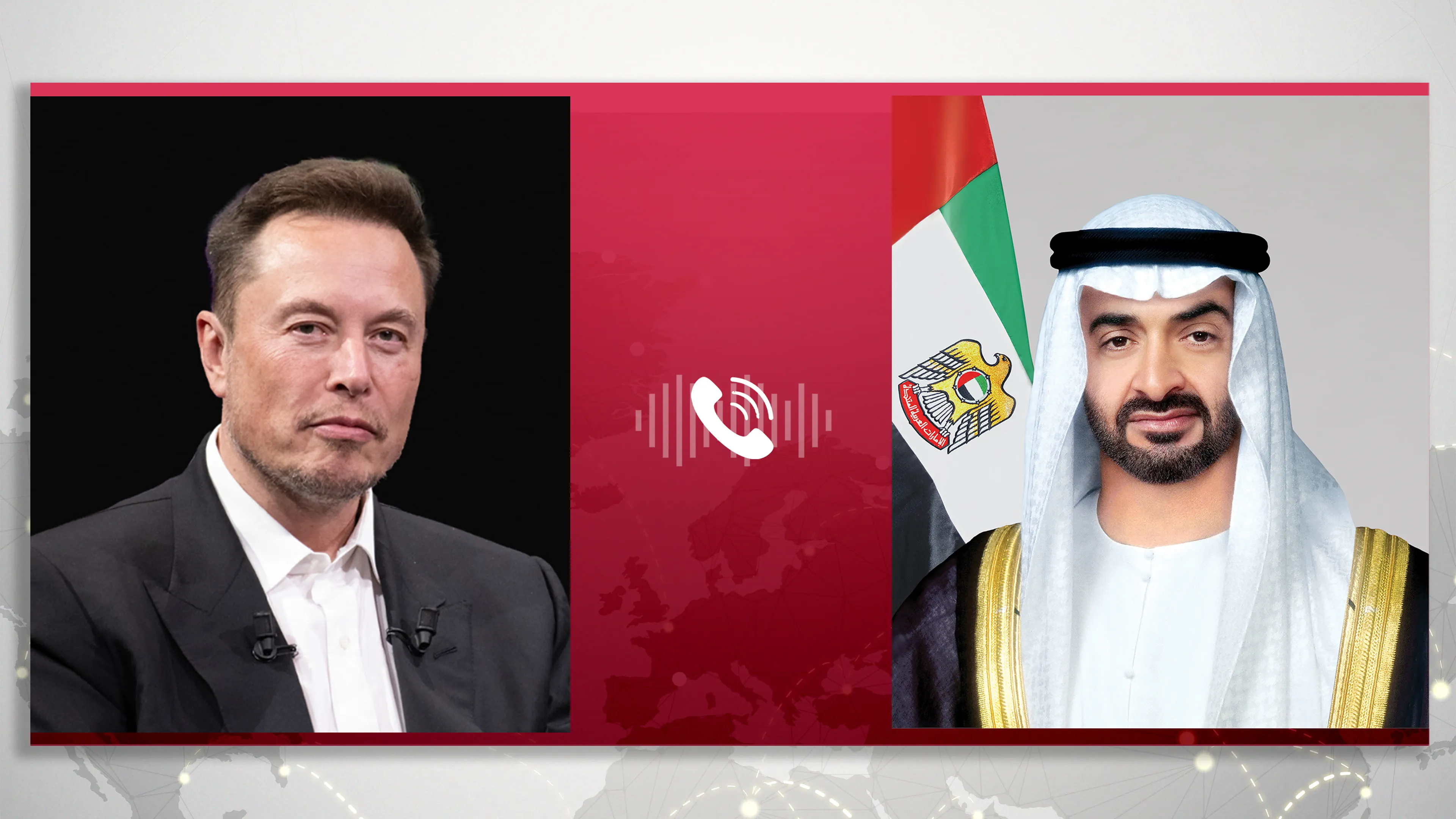 UAE President receives phone call from Elon Musk
