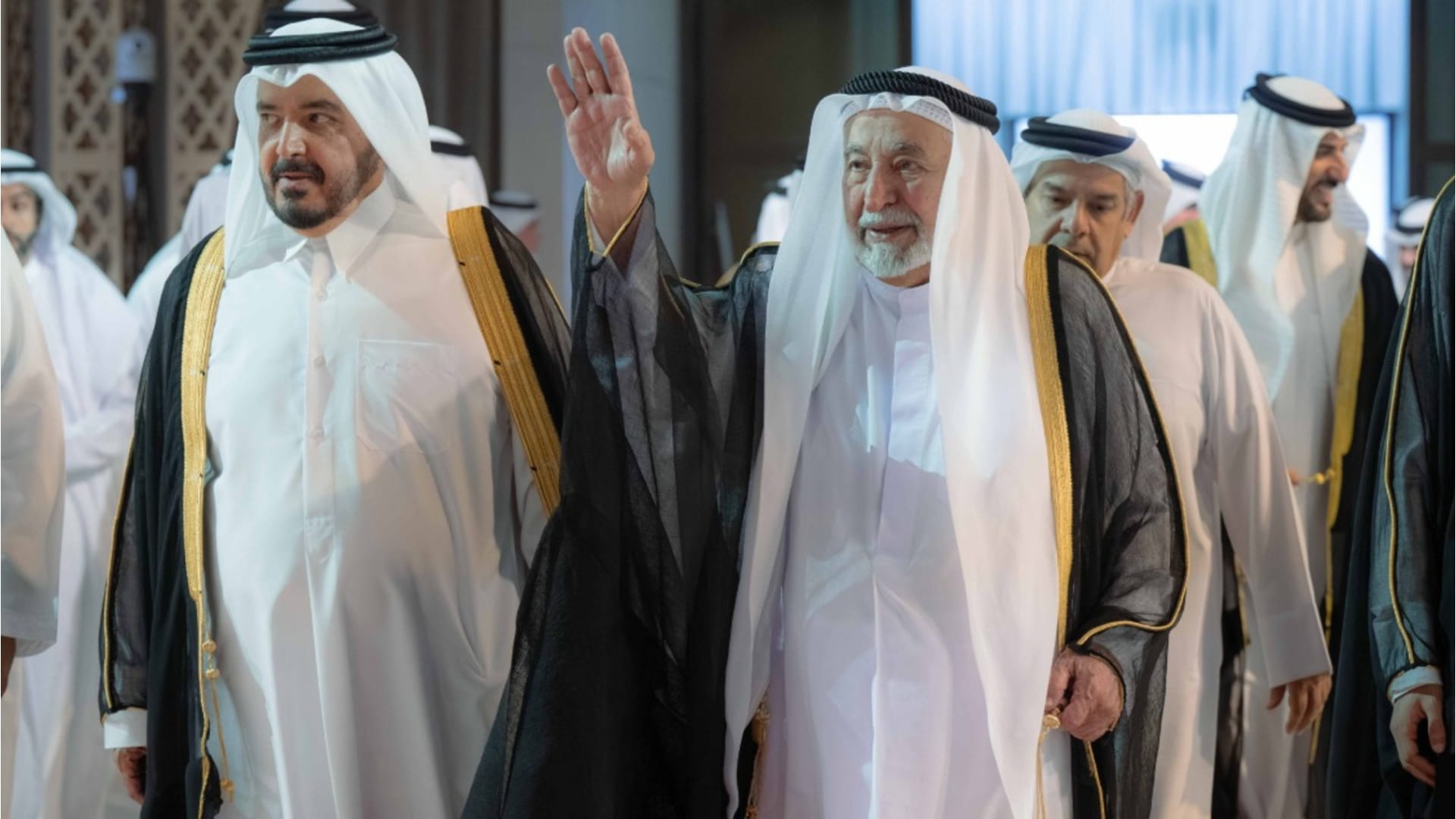 حكام الشارقة وأم القيوين ورأس الخيمة يشهدون حفل زفاف غانم آل ثاني