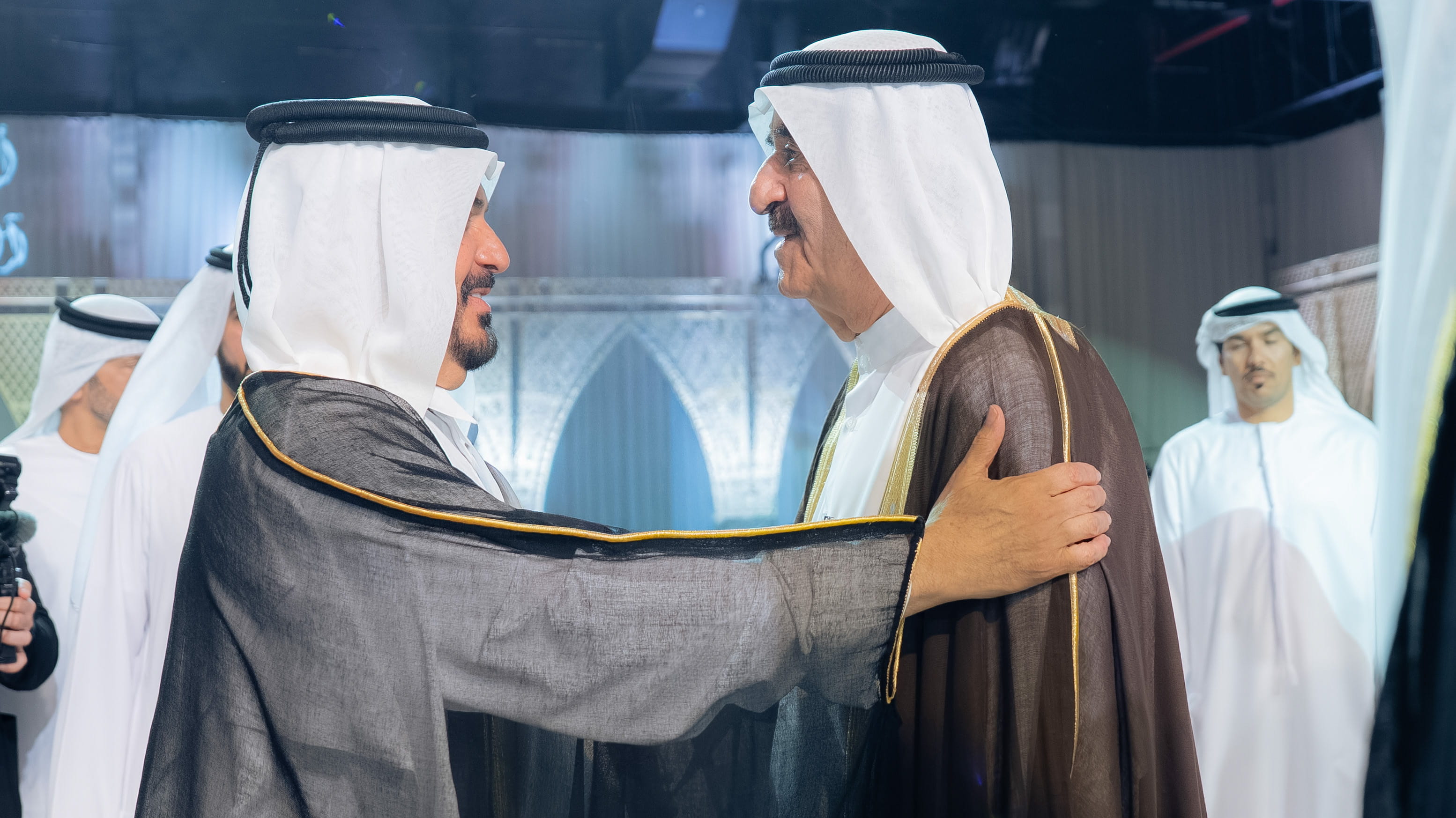 حكام الشارقة وأم القيوين ورأس الخيمة يشهدون حفل زفاف غانم آل ثاني