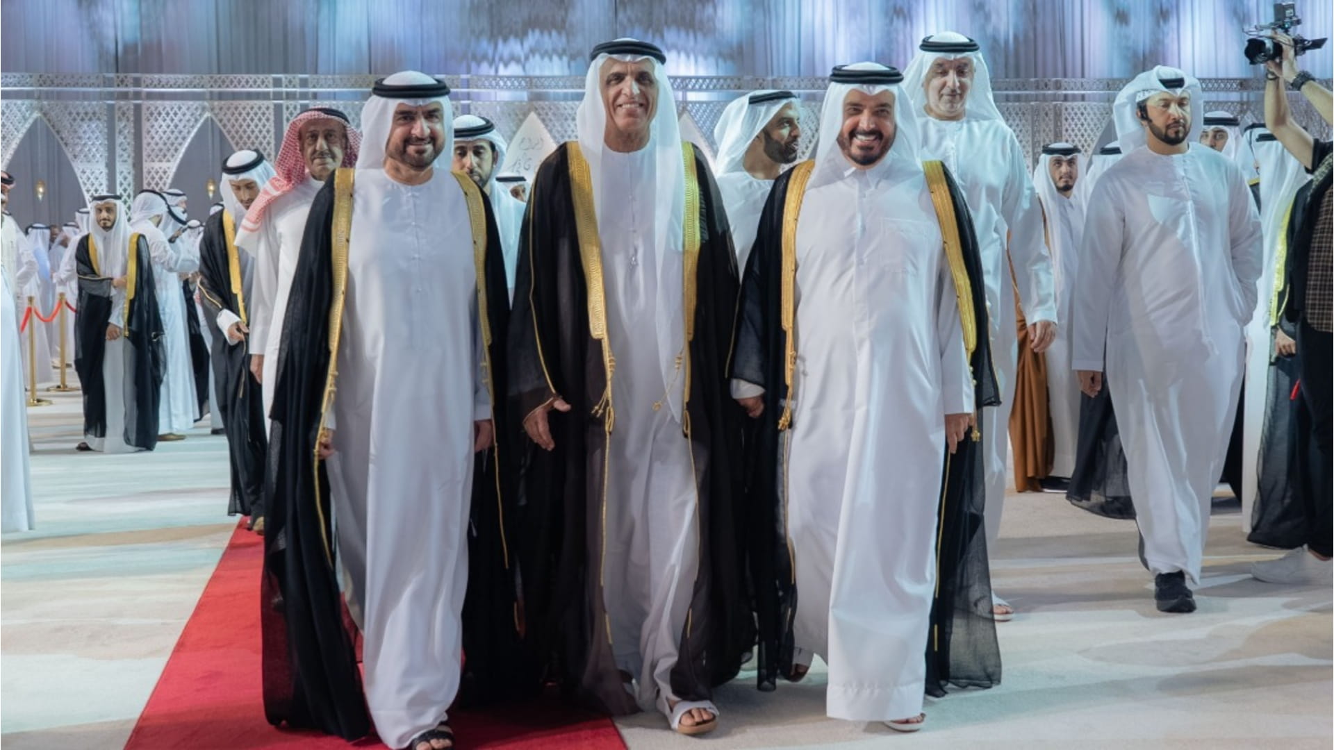 حكام الشارقة وأم القيوين ورأس الخيمة يشهدون حفل زفاف غانم آل ثاني