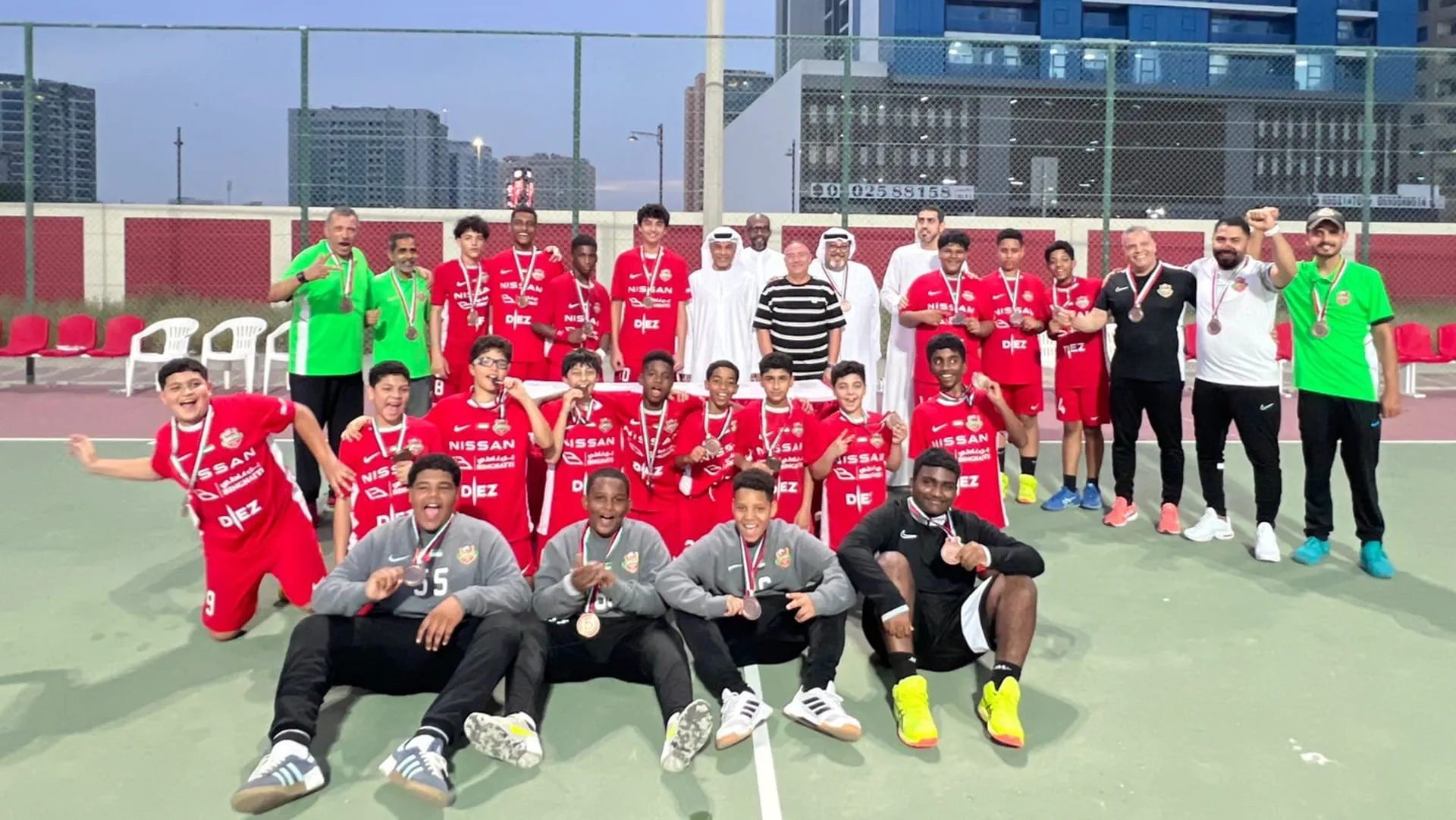 Shabab Al Ahli win bronze in UAE junior handball league