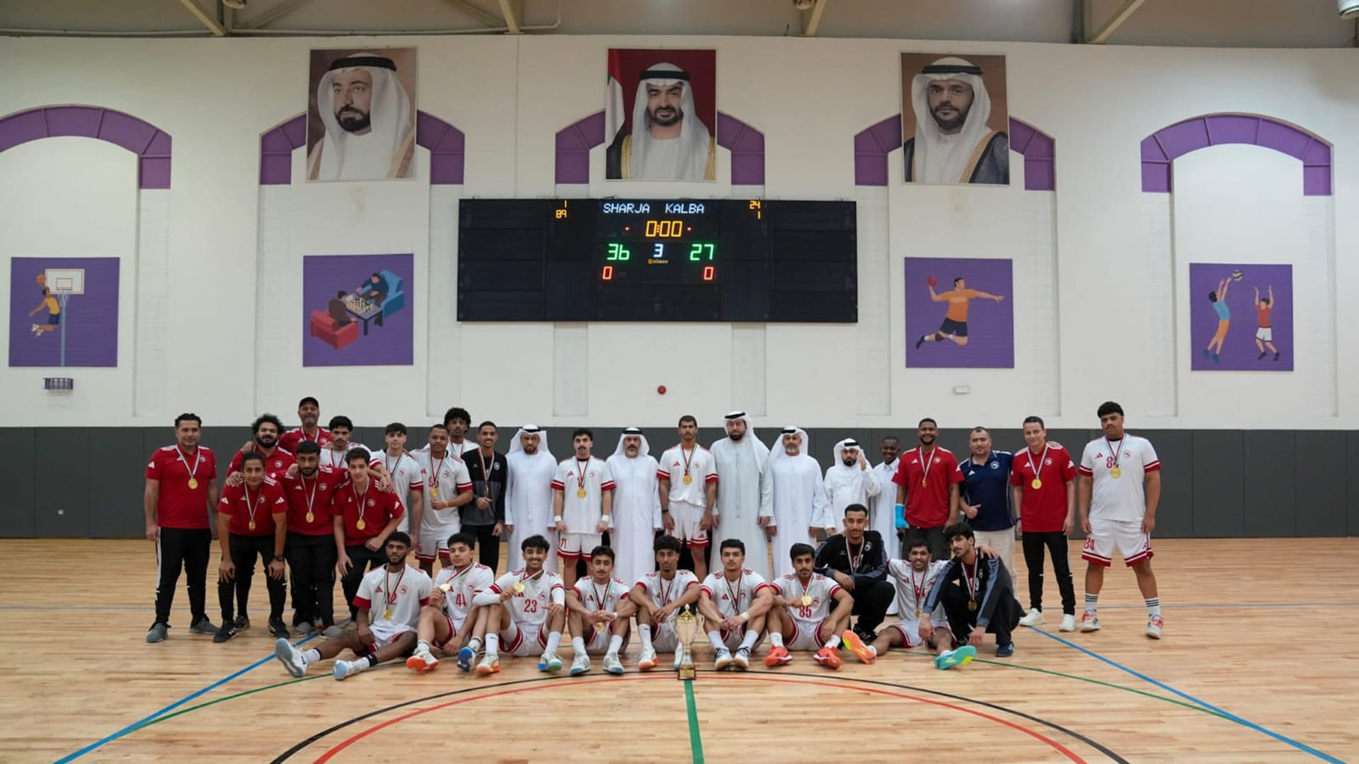 فريق الشارقة للشباب يتوّج بطلاً لكأس الإمارات لكرة اليد 
