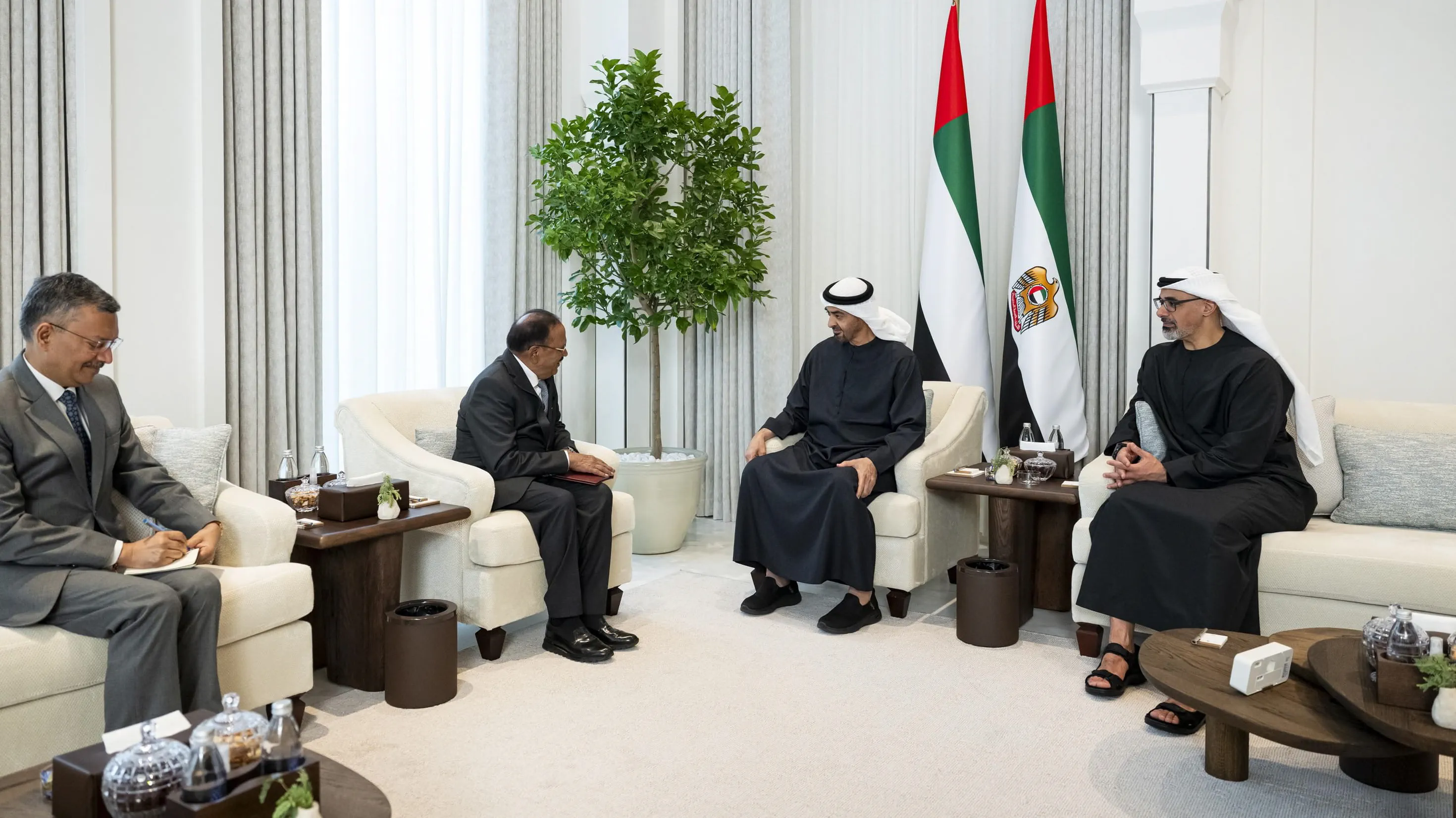 UAE President meets Indian National Security Adviser 