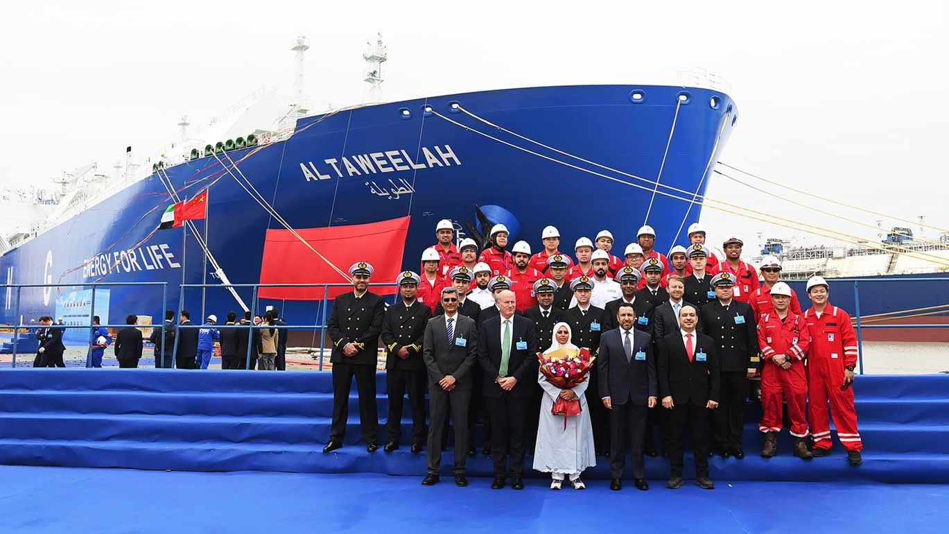 "أدنوك للإمداد" تتسلم سادس ناقلة غاز طبيعي مسال من الجيل الجديد