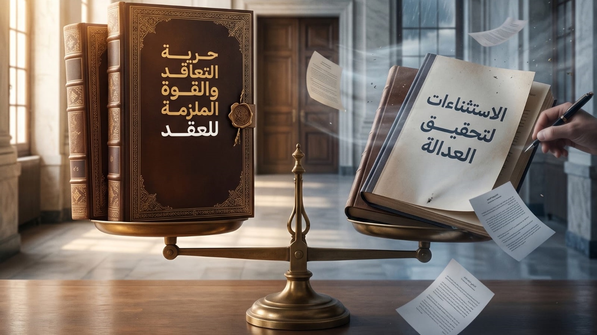 صورة بعنوان: الشارقة للعلوم القضائية ينظم محاضرة بعنوان "العقود في زمن الأزمات" 